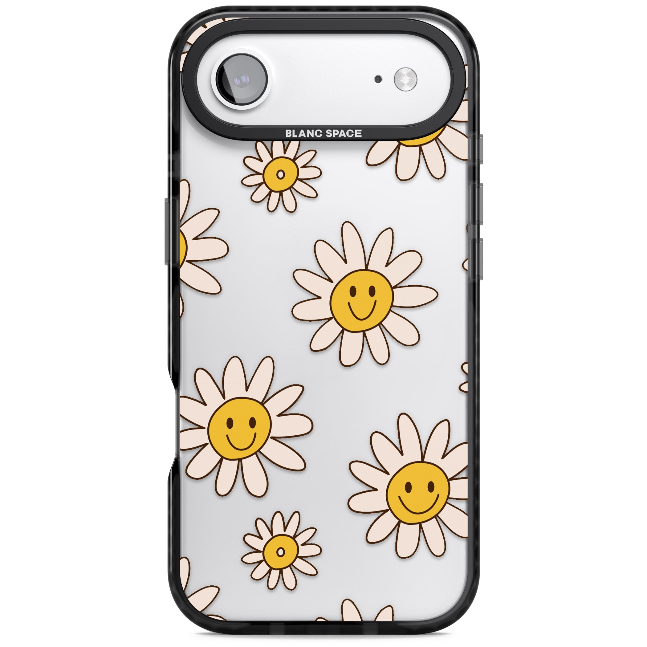 Daisy Faces iPhone 17 Air Impact Black Phone Case