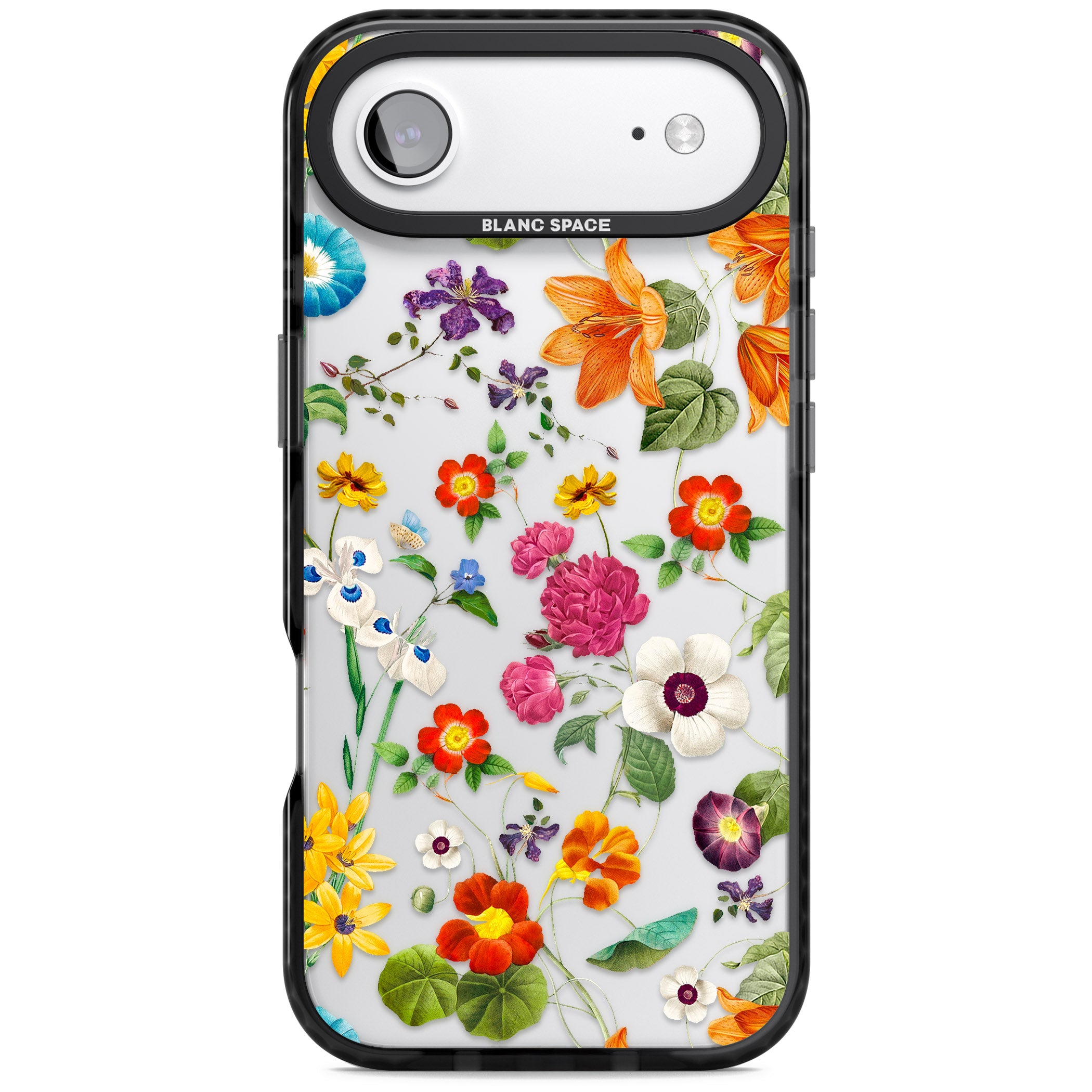 Whimsical Wildflowers iPhone 17 Air Impact Black Phone Case