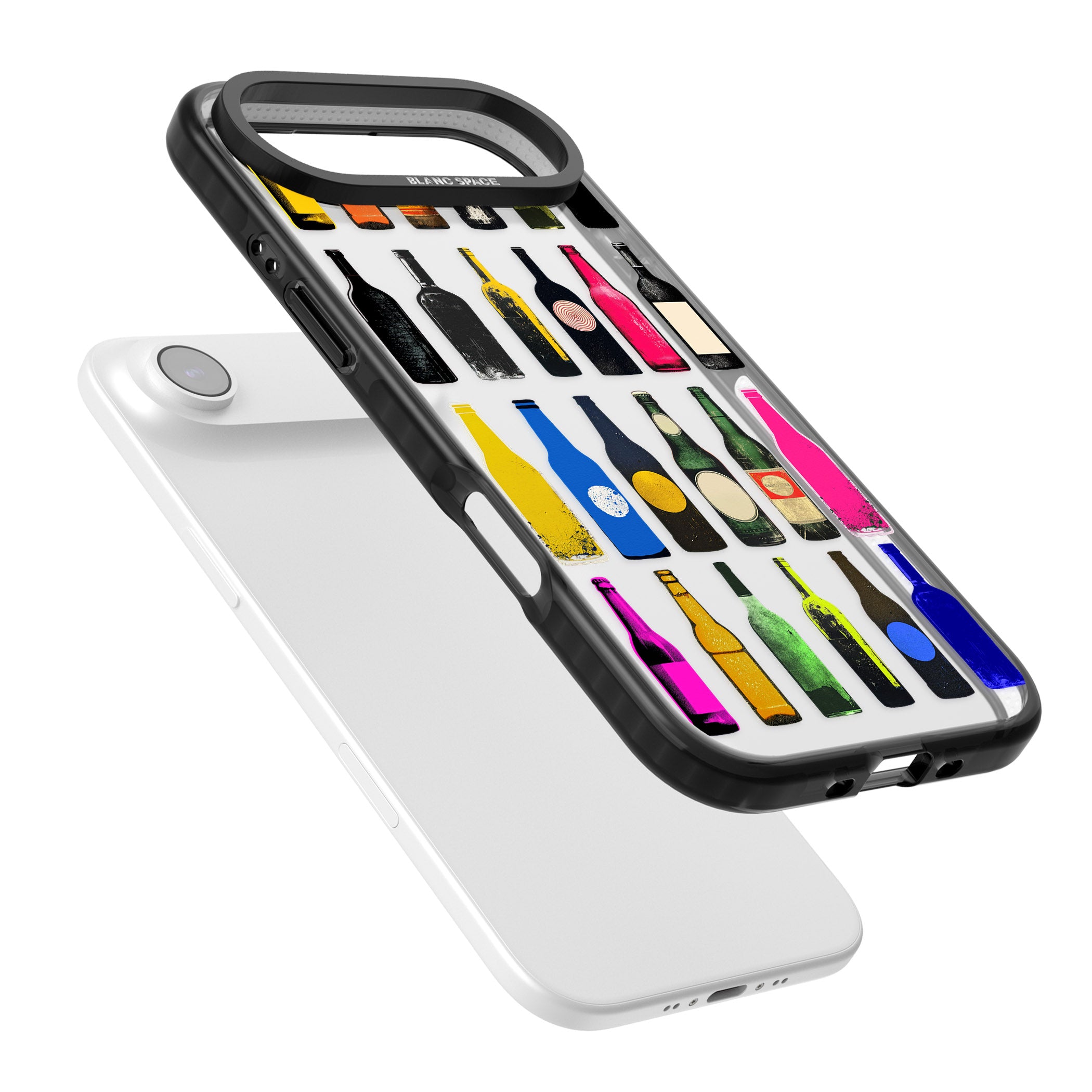 Glass Bottles iPhone 17 Air Impact Black Phone Case Colours