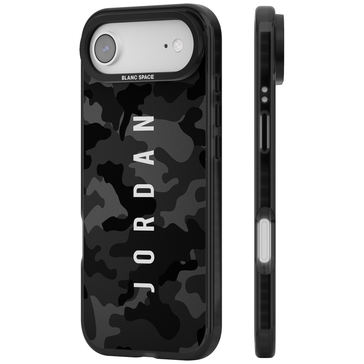Personalised Urban Camo iPhone Air Impact Black Phone Case side