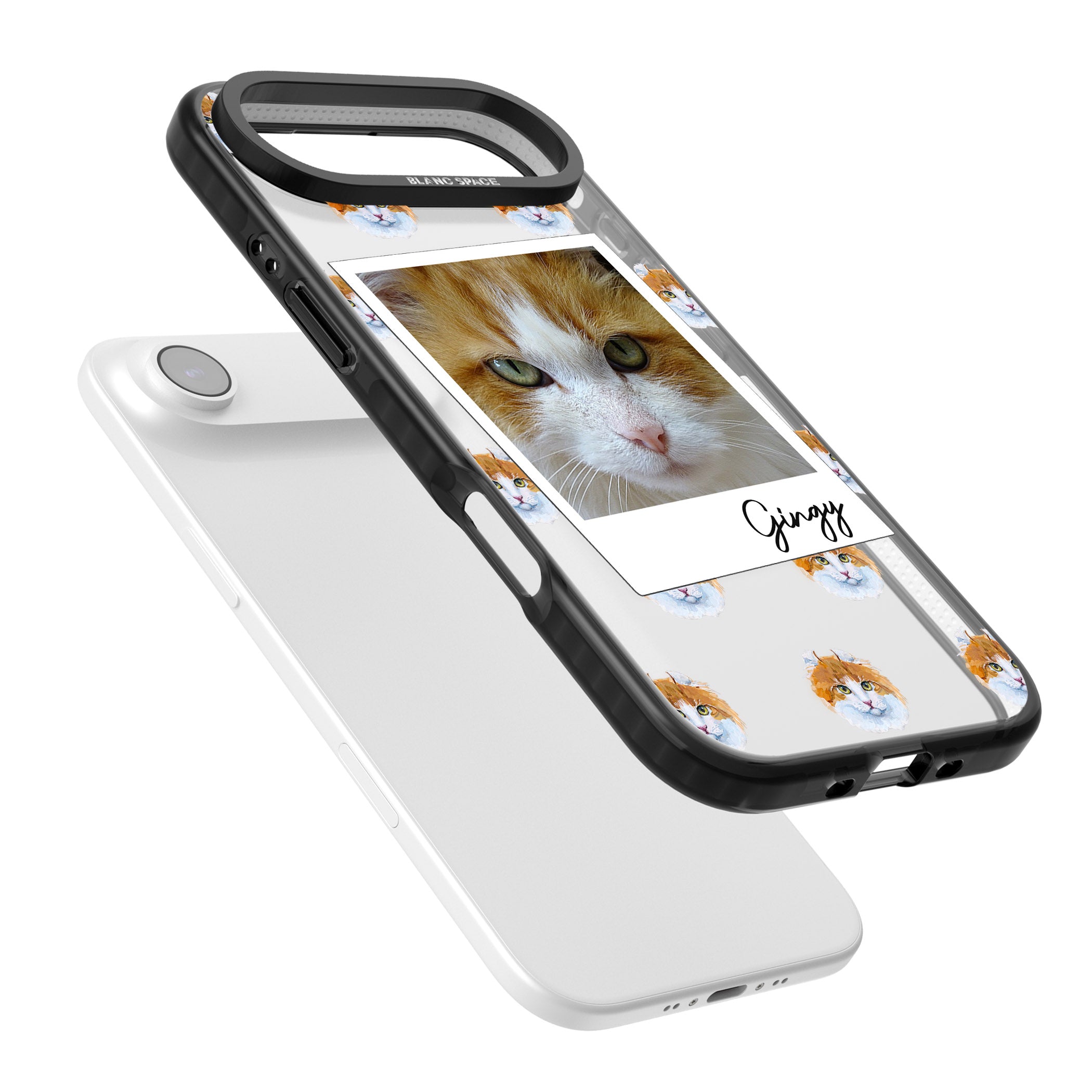 Personalised American Curl Photo iPhone 17 Air Impact Black Phone Case Colours