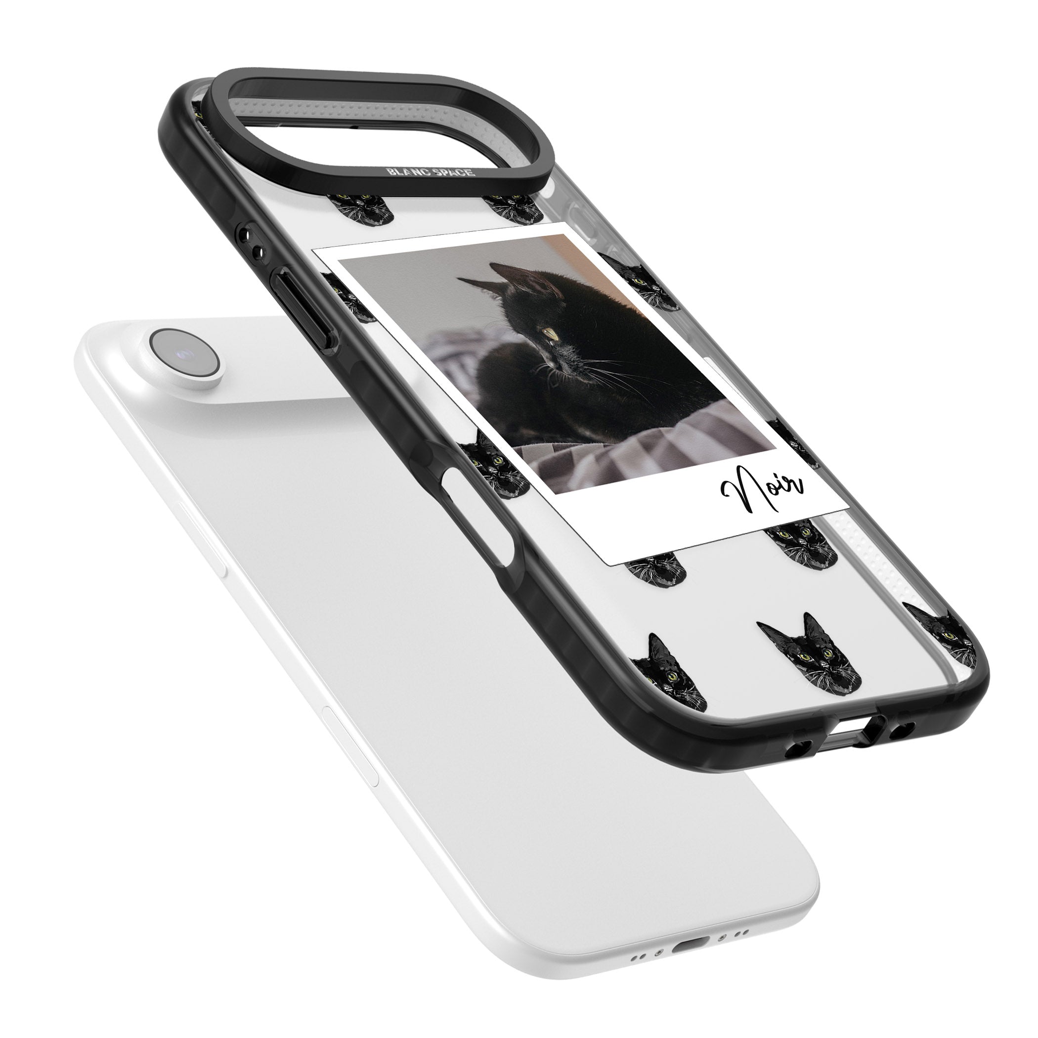 Personalised Bombay Cat Photo iPhone 17 Air Impact Black Phone Case Colours