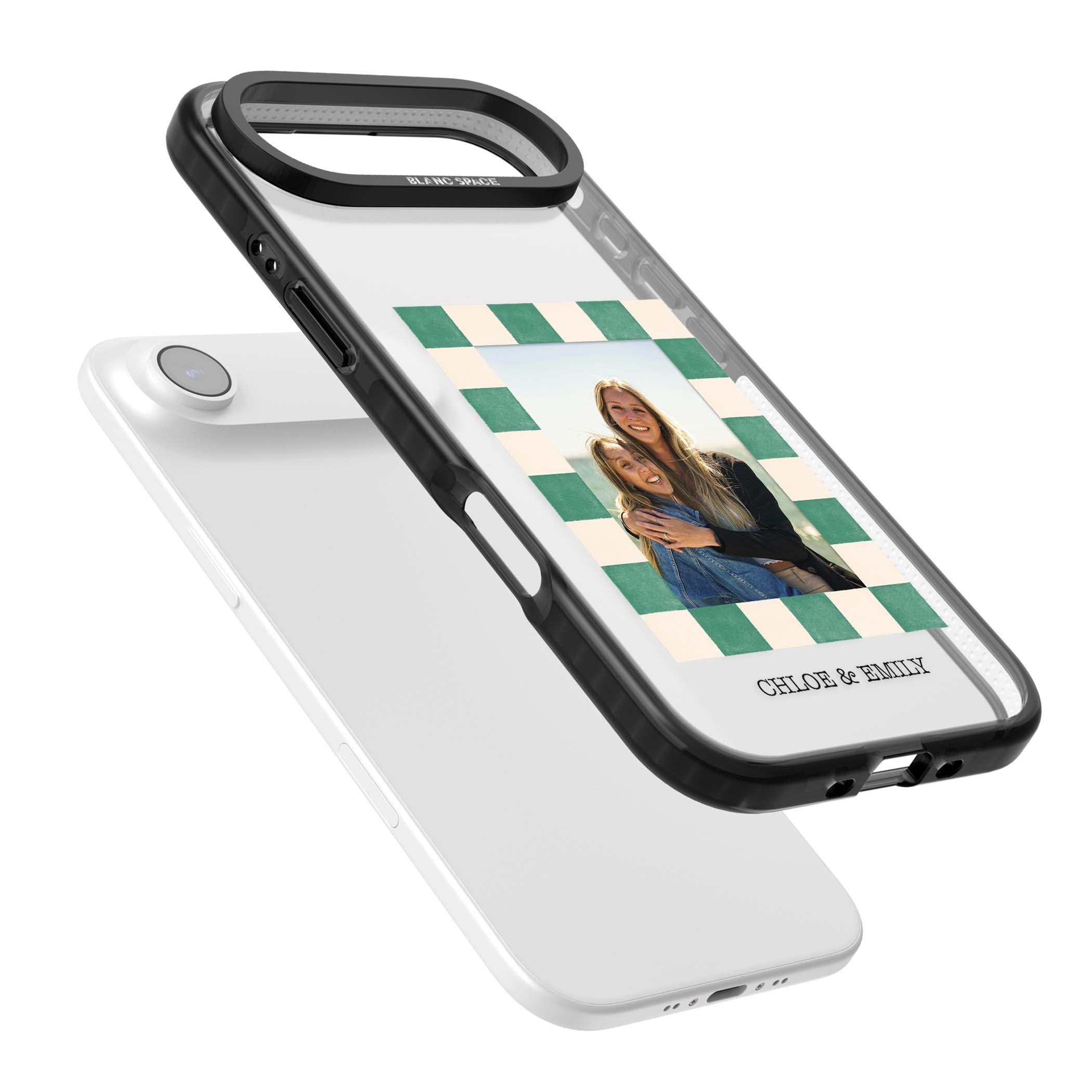 Personalised Seafoam Check Photo