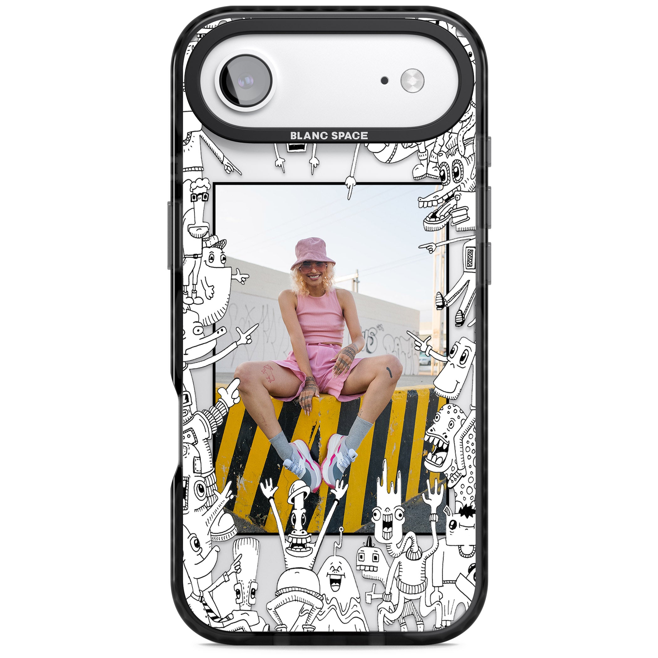 Personalised Look At This Photo Case iPhone 17 Air Impact Black Phone Case