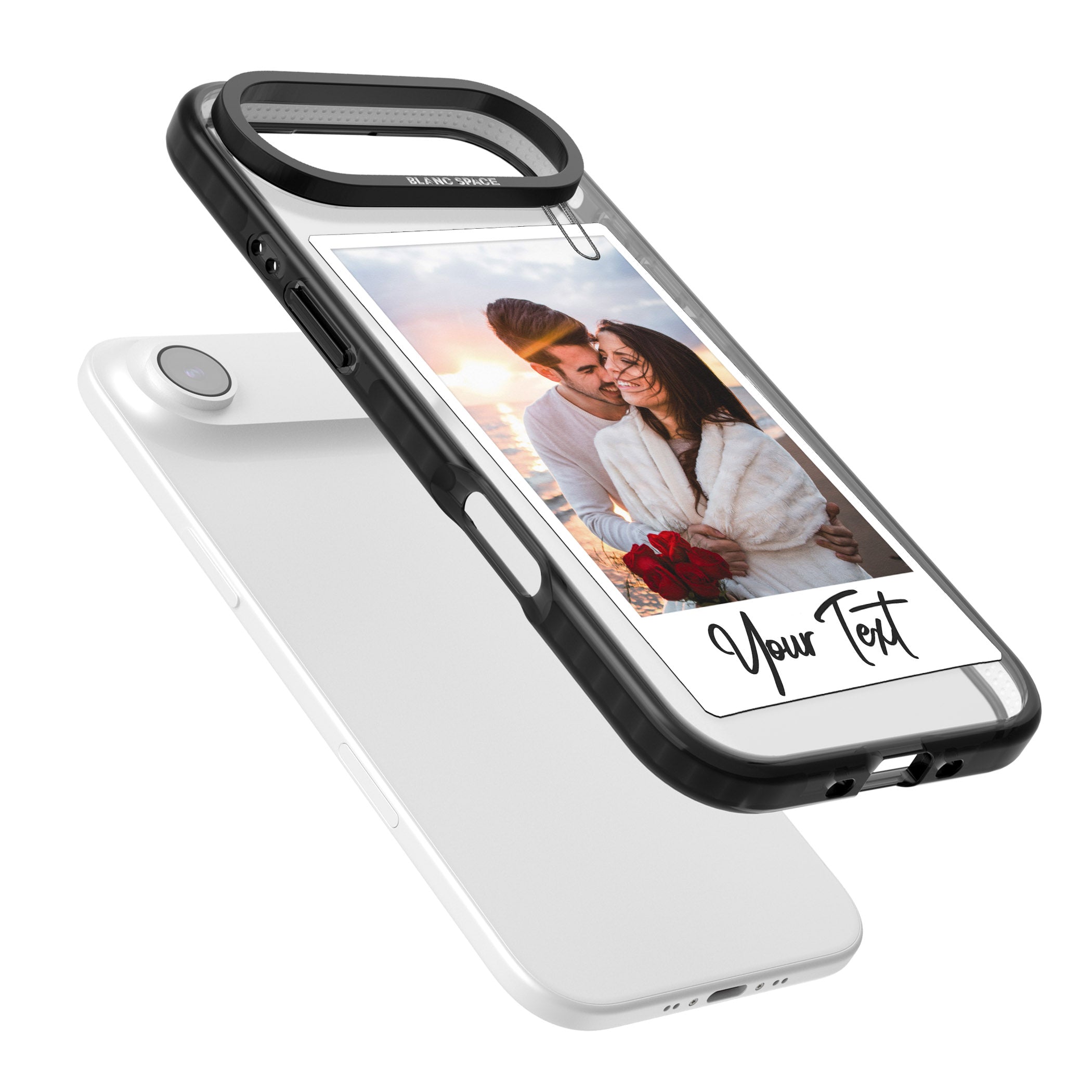 Personalised Instant Camera Photo iPhone 17 Air Impact Black Phone Case Colours