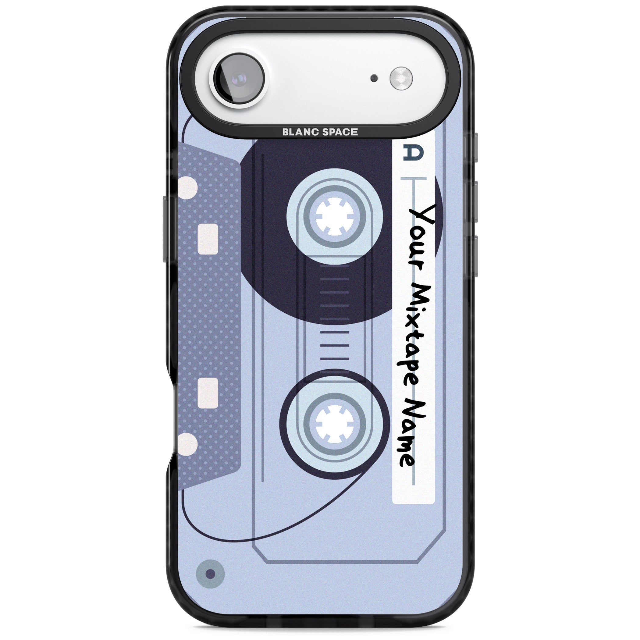 Personalised Retro Mixtape Industrial iPhone 17 Air Impact Black Phone Case