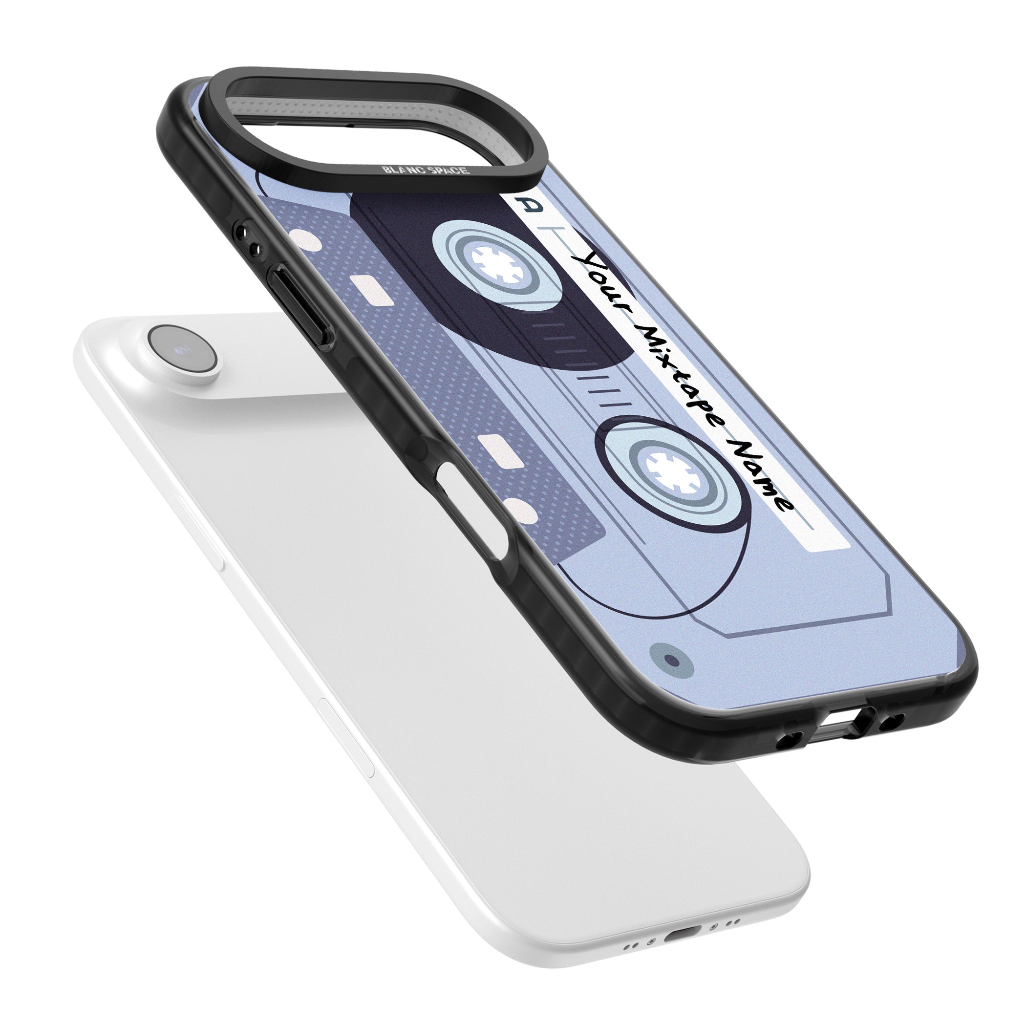 Personalised Retro Mixtape Industrial iPhone 17 Air Impact Black Phone Case Colours