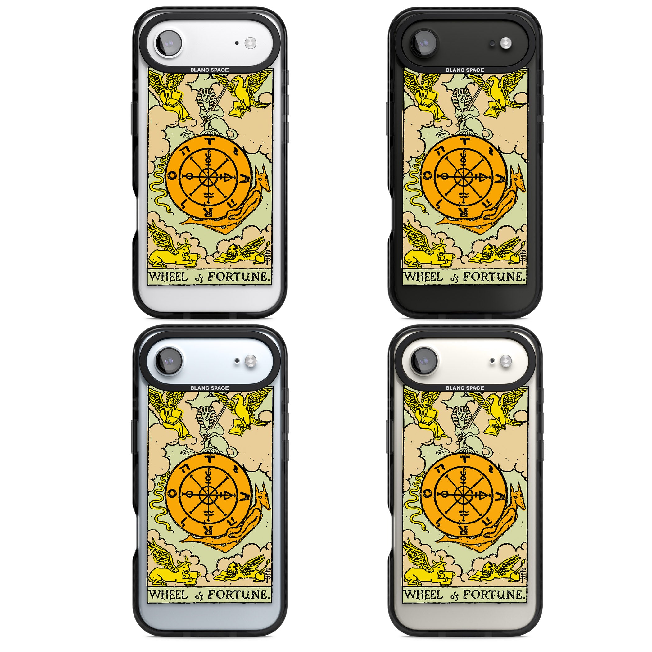 Personalised Wheel Of Fortune Tarot Card (Color) iPhone 17 Air Impact Black Phone Case APT Impact Protection
