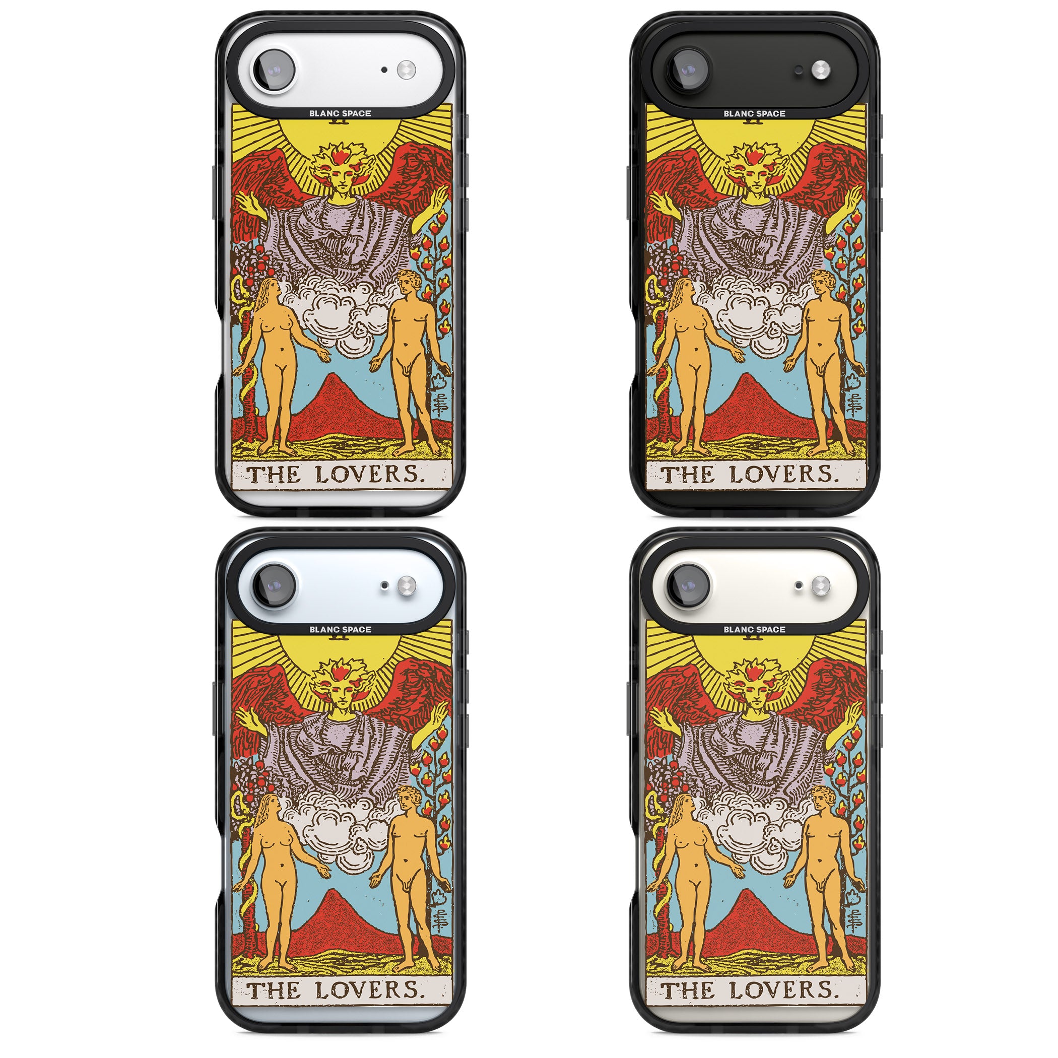 Personalised The Lovers Tarot Card (Color) iPhone 17 Air Impact Black Phone Case APT Impact Protection
