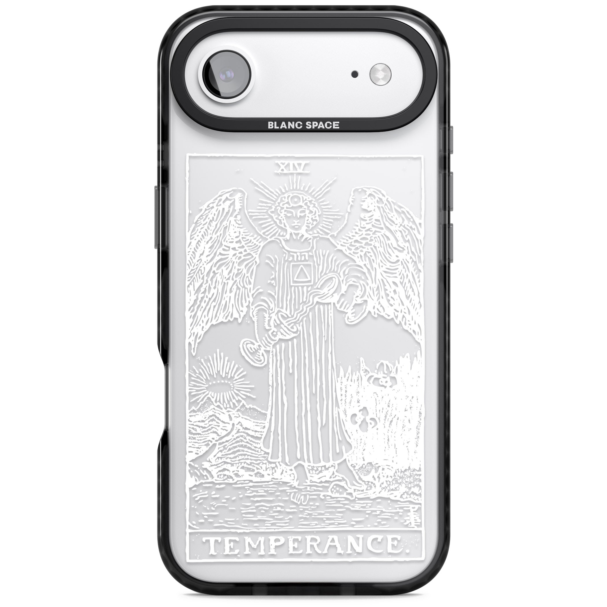 Personalised Temperance Tarot Card (White) iPhone 17 Air Impact Black Phone Case
