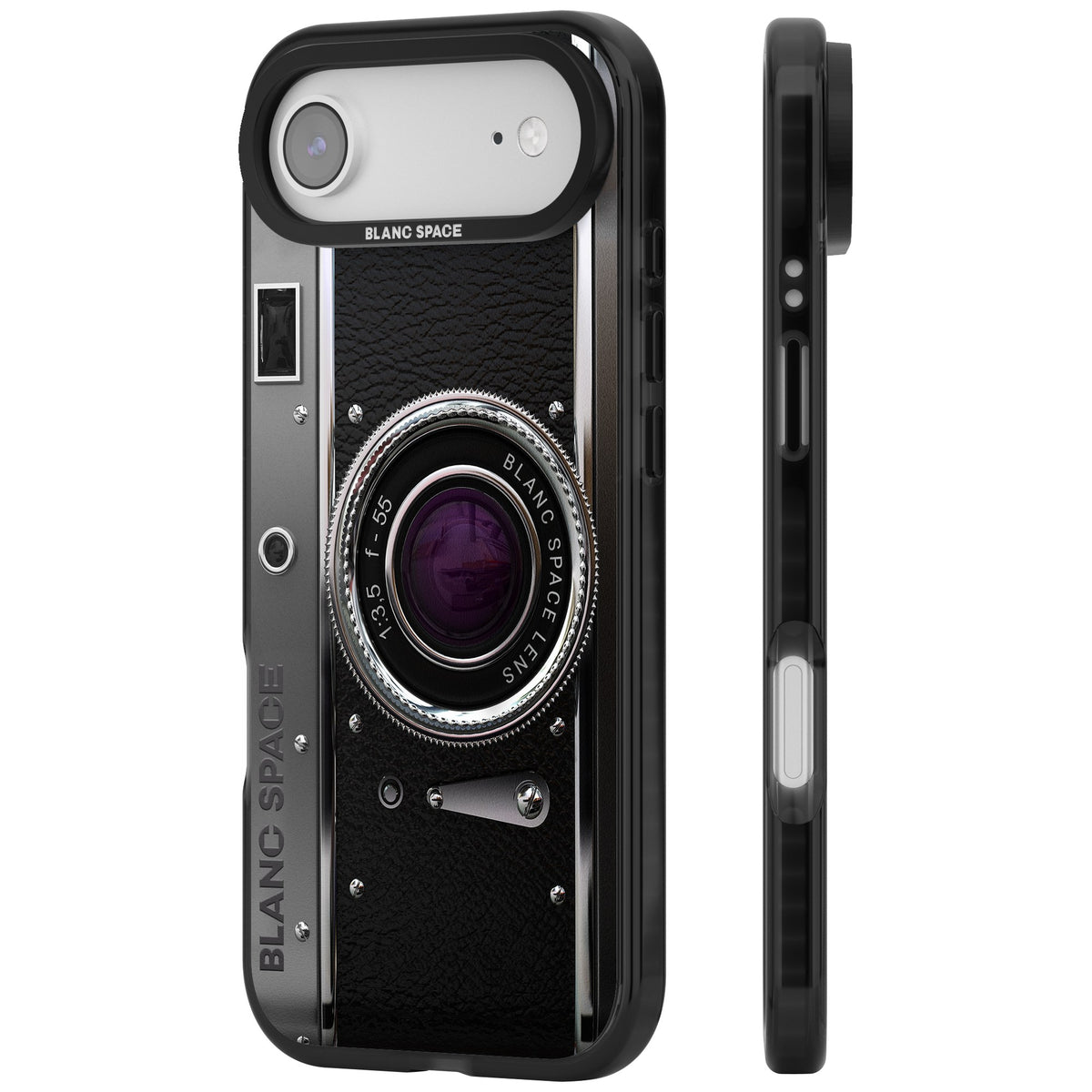 Vintage Classic Camera iPhone Air Impact Black Phone Case side