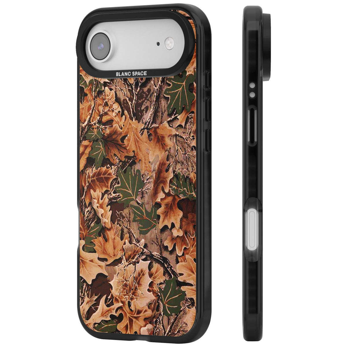 Leaves Camo iPhone Air Impact Black Phone Case side