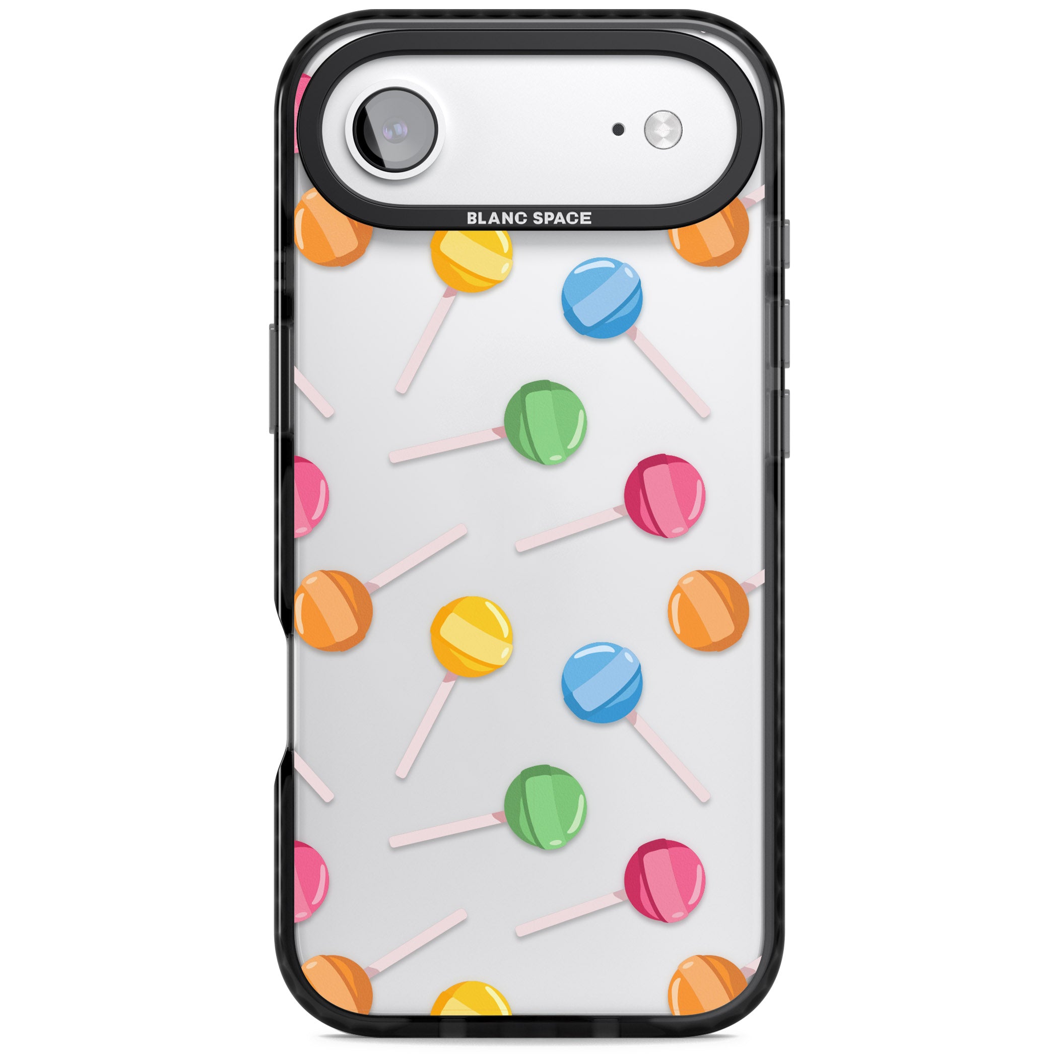 Lollipop Pattern iPhone 17 Air Impact Black Phone Case