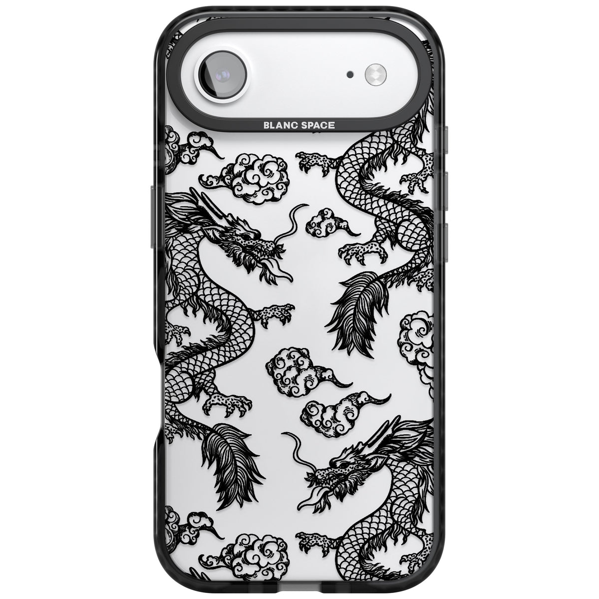 Black Dragons iPhone Air Impact Black Phone Case front