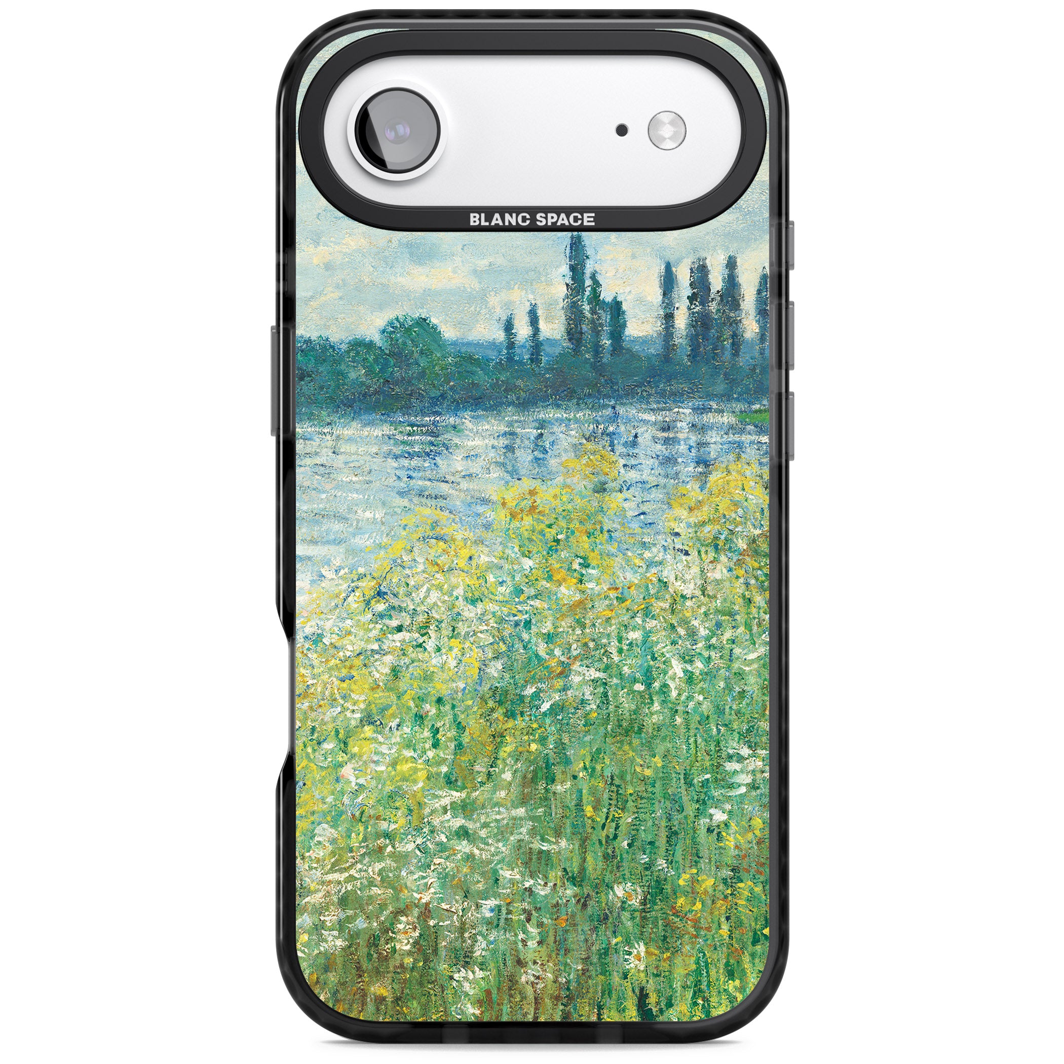 Banks Of The Seine By Claude Monet iPhone 17 Air Impact Black Phone Case