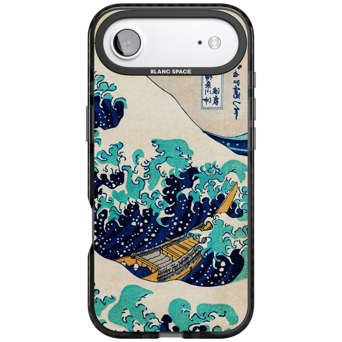 The Great Wave By Katsushika Hokusai iPhone Air Impact Black Phone Case front