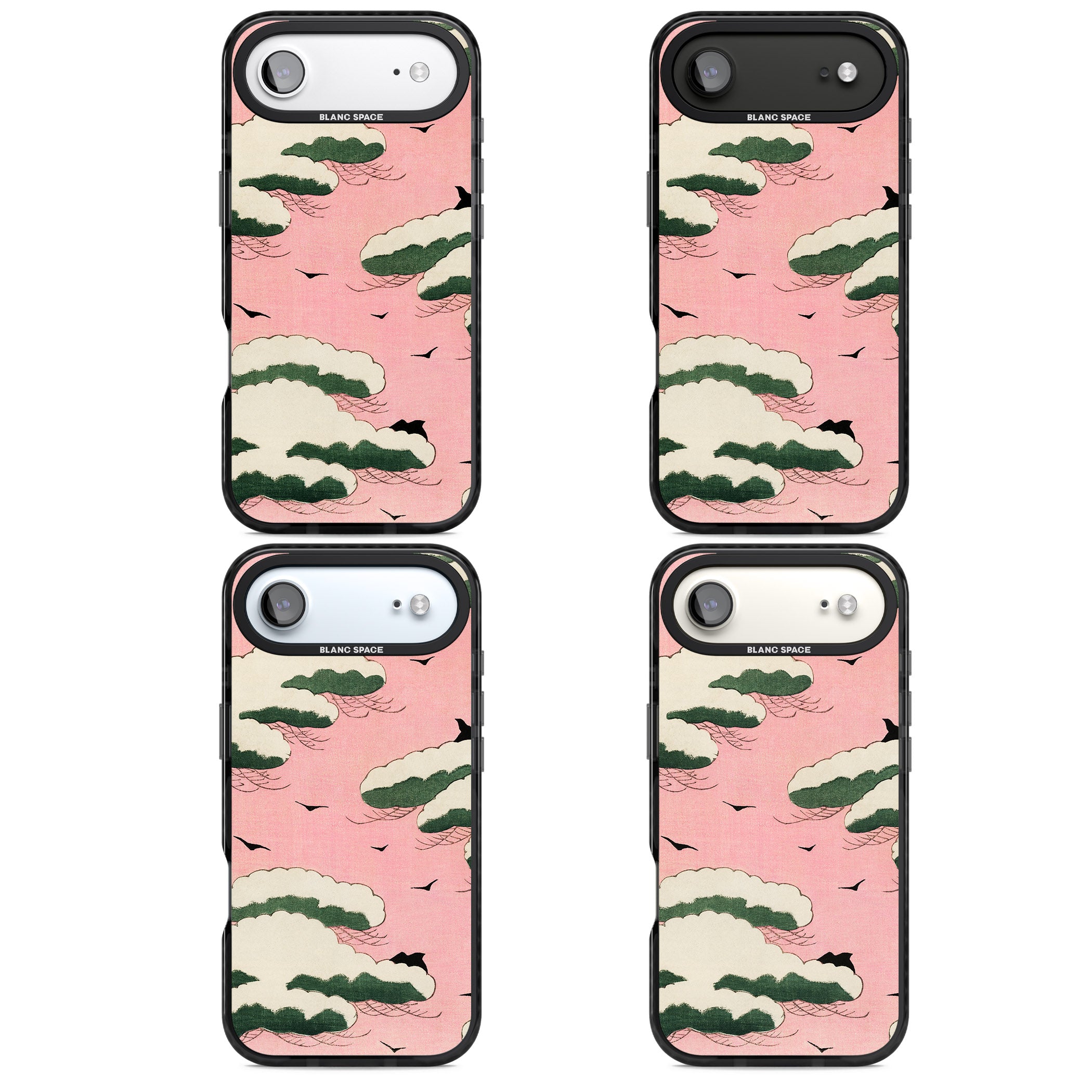 Japanese Pink Sky iPhone 17 Air Impact Black Phone Case APT Impact Protection