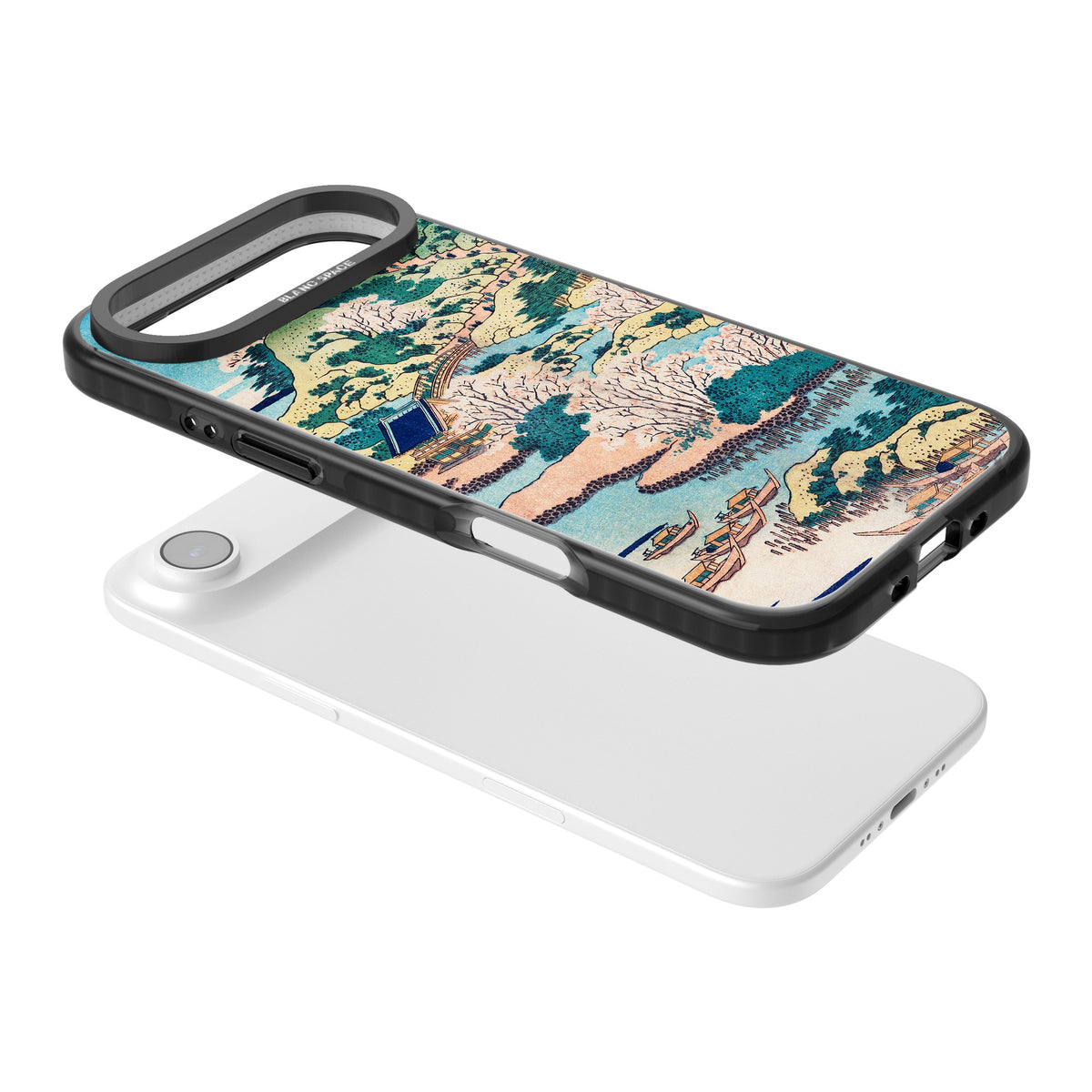 Coastal Community iPhone Air Impact Black Phone Case angled