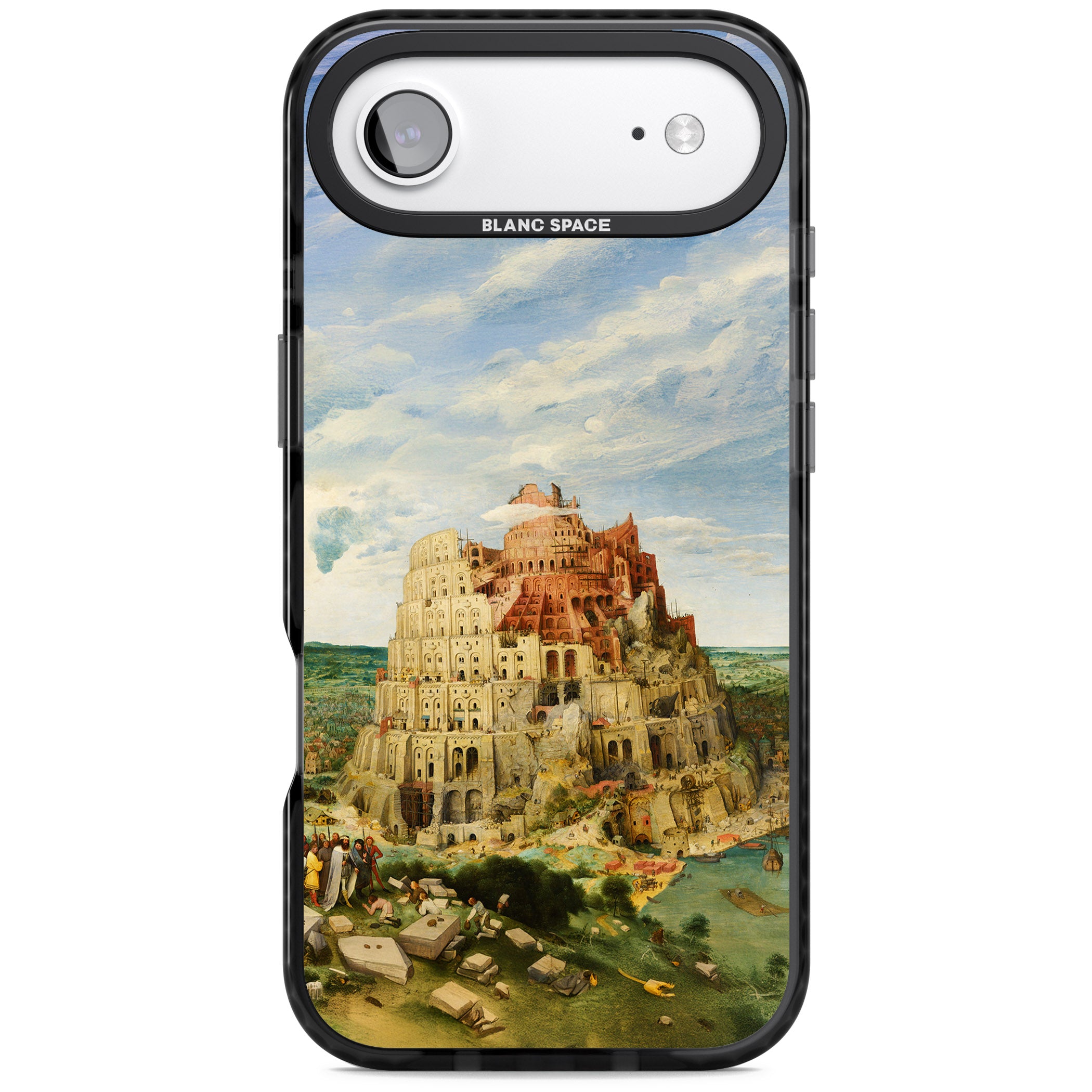 Tower Of Babel iPhone 17 Air Impact Black Phone Case