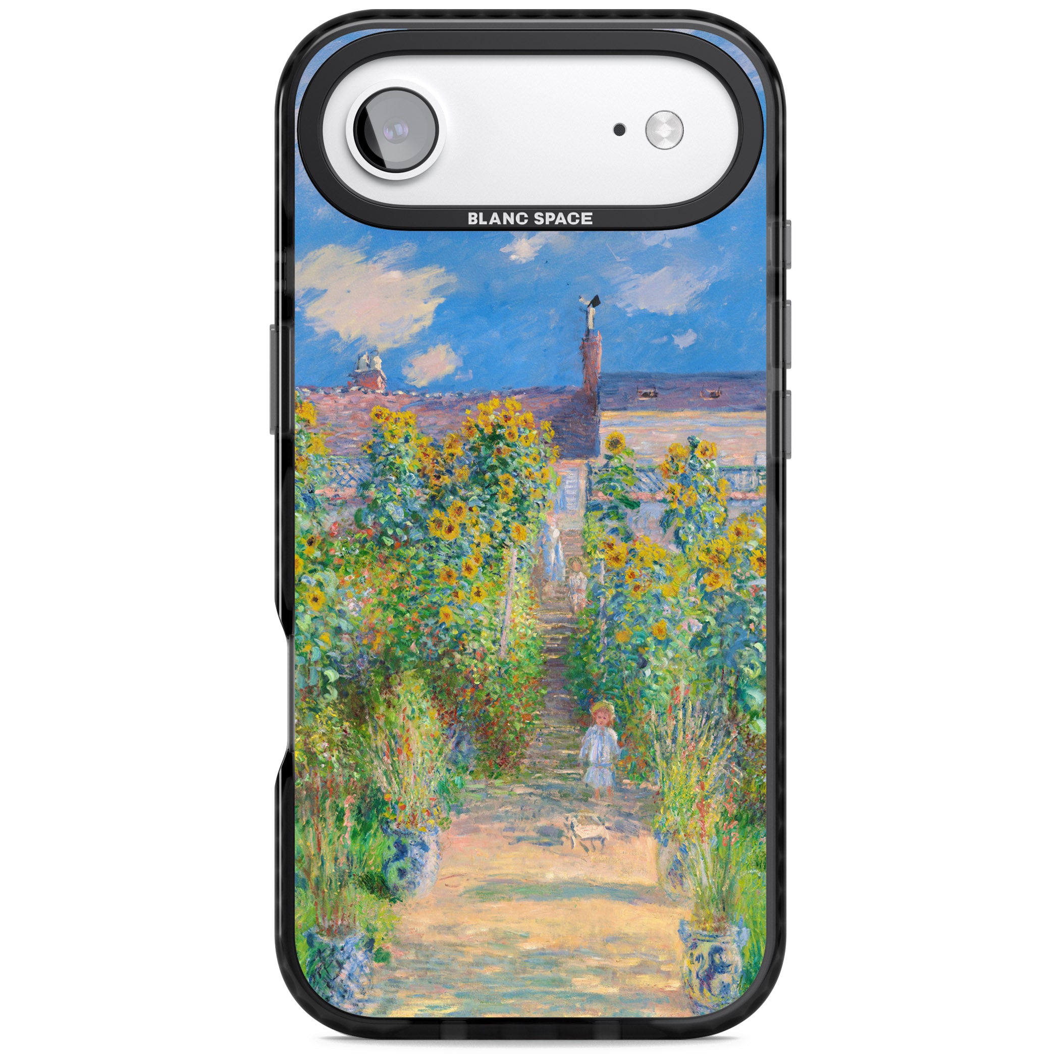 Garden at Vetheuil iPhone 17 Air Impact Black Phone Case