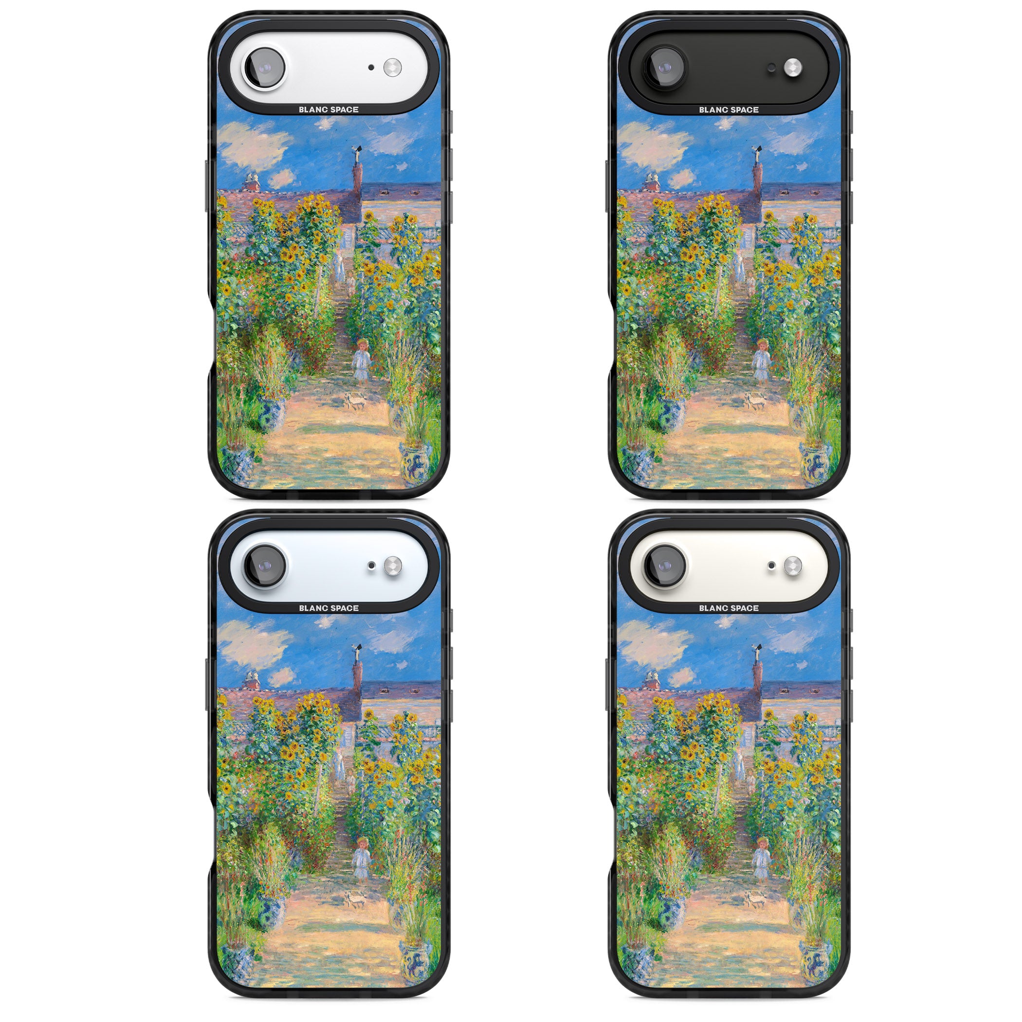 Garden at Vetheuil iPhone 17 Air Impact Black Phone Case APT Impact Protection