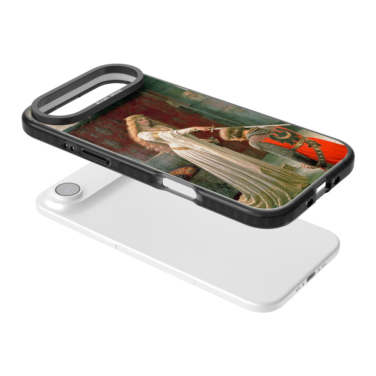 The Accolade iPhone Air Impact Black Phone Case angled