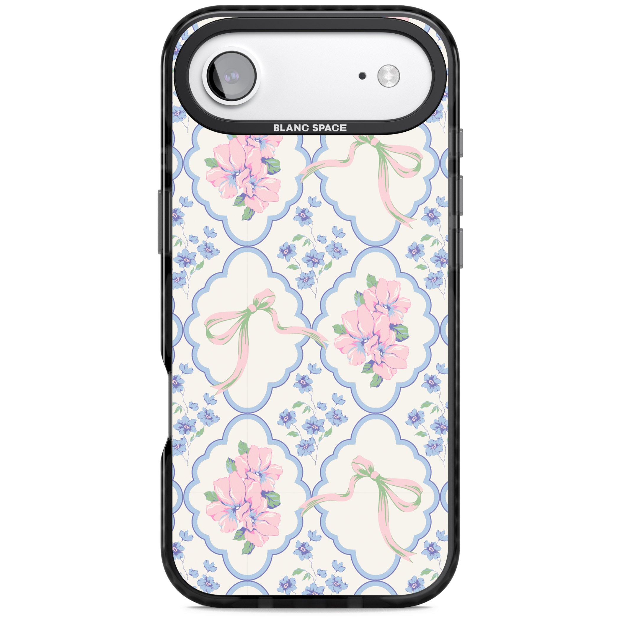 Coquette Flowers & Bows iPhone 17 Air Impact Black Phone Case