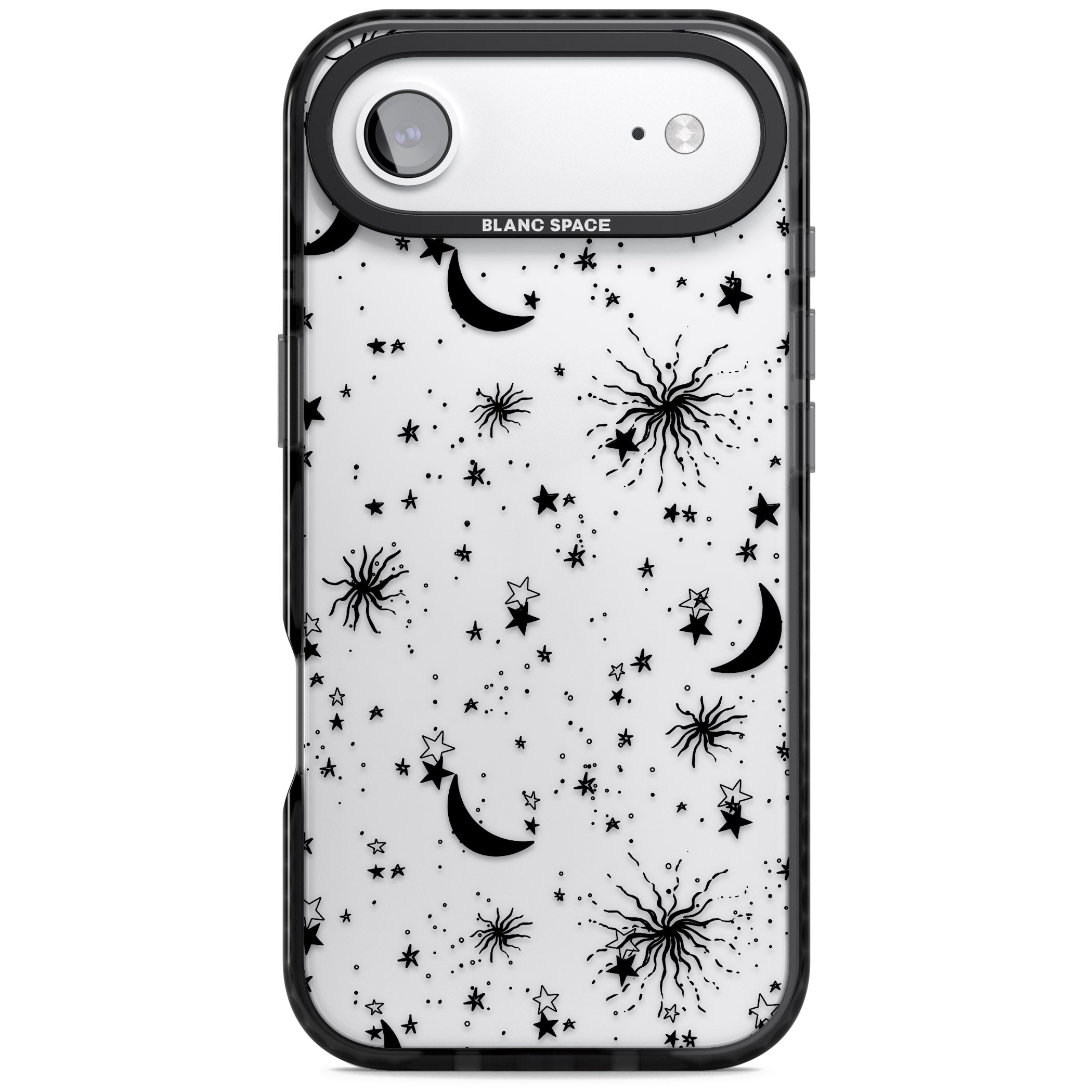 Celestial Night iPhone 17 Air Impact Black Phone Case