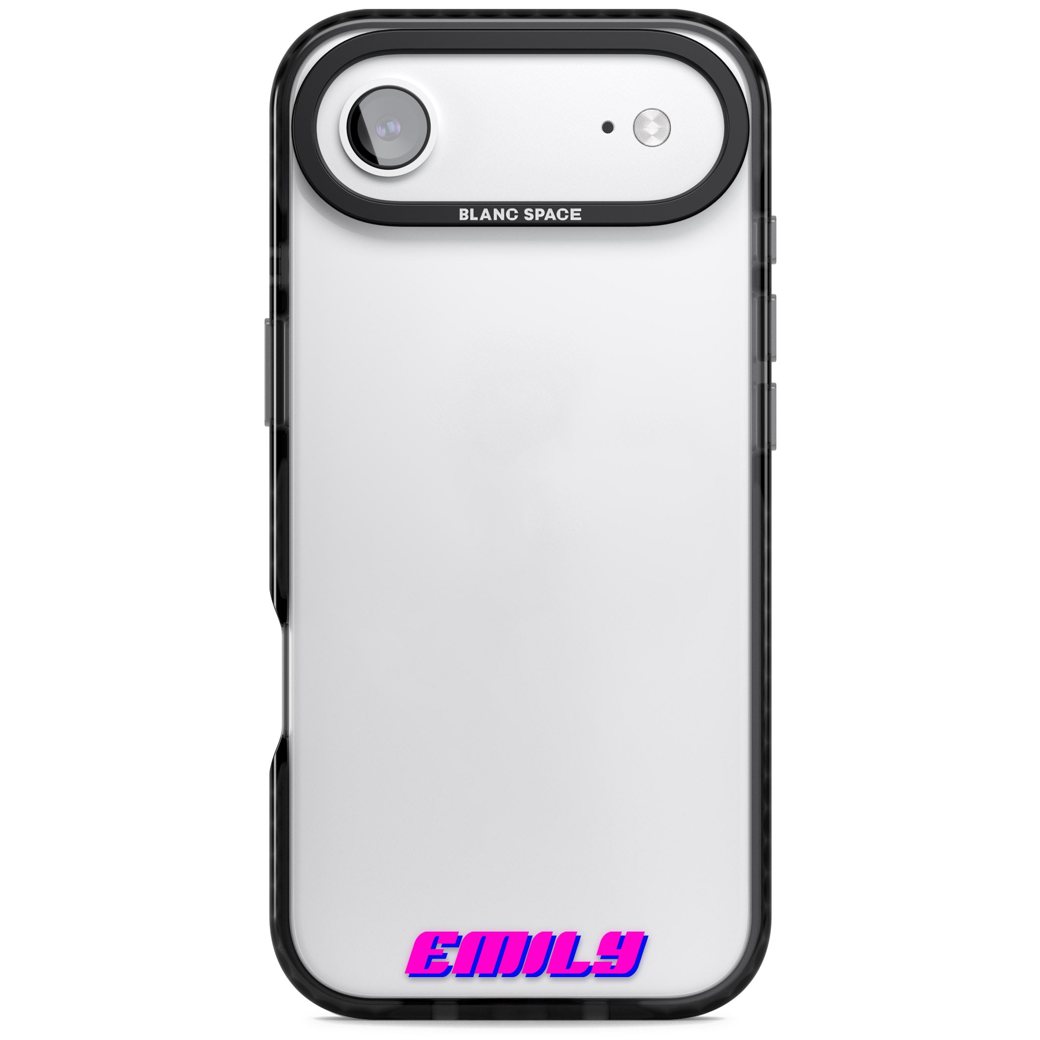 Personalised Cool Bottom Name iPhone 17 Air Impact Black Phone Case