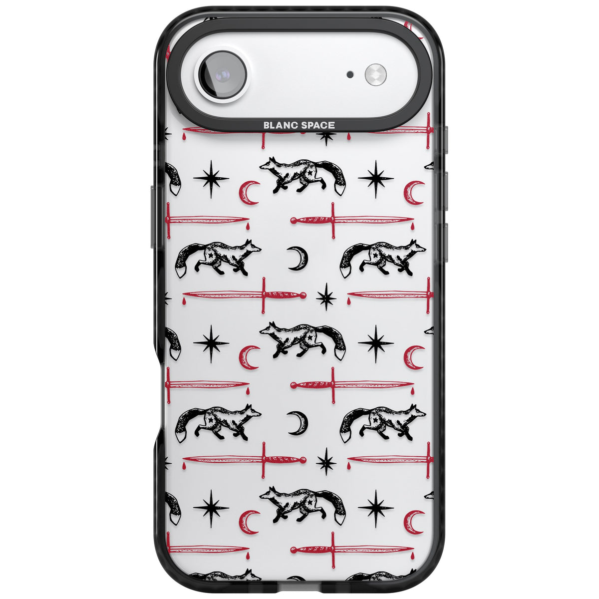 Blade & Crescent iPhone Air Impact Black Phone Case front
