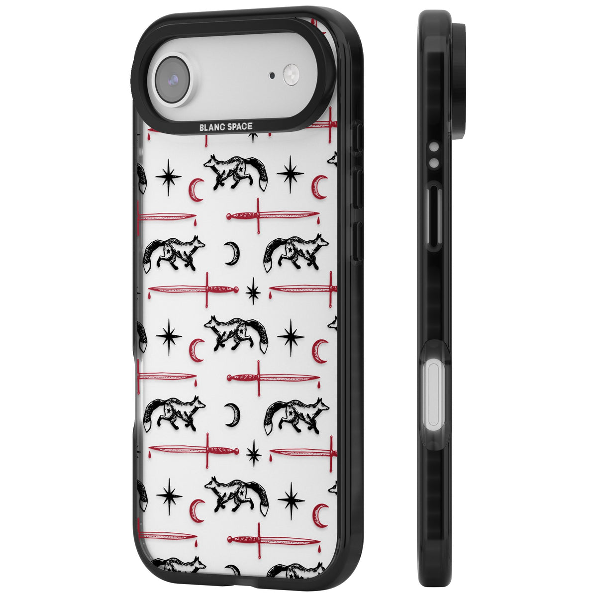 Blade & Crescent iPhone Air Impact Black Phone Case side