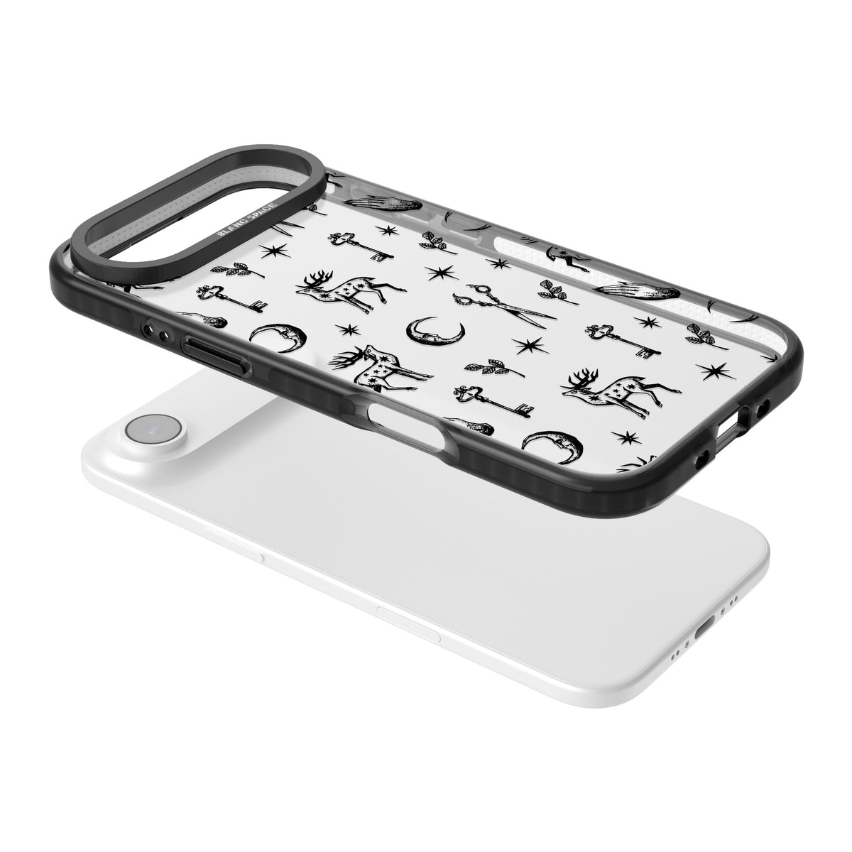 Forest Rituals & Relics iPhone Air Impact Black Phone Case angled