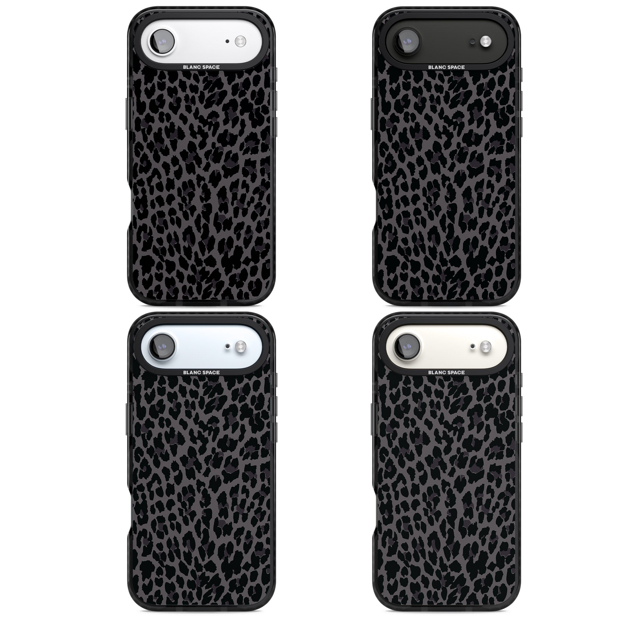 Dark Animal Print iPhone 17 Air Impact Black Phone Case APT Impact Protection