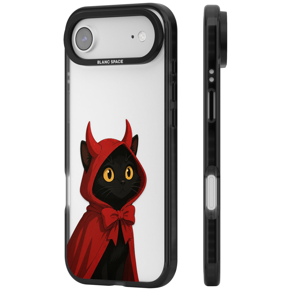 Little Devil iPhone Air Impact Black Phone Case side