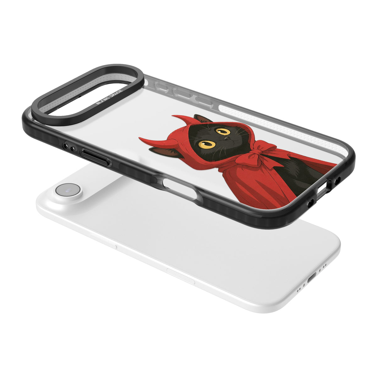 Little Devil iPhone Air Impact Black Phone Case angled