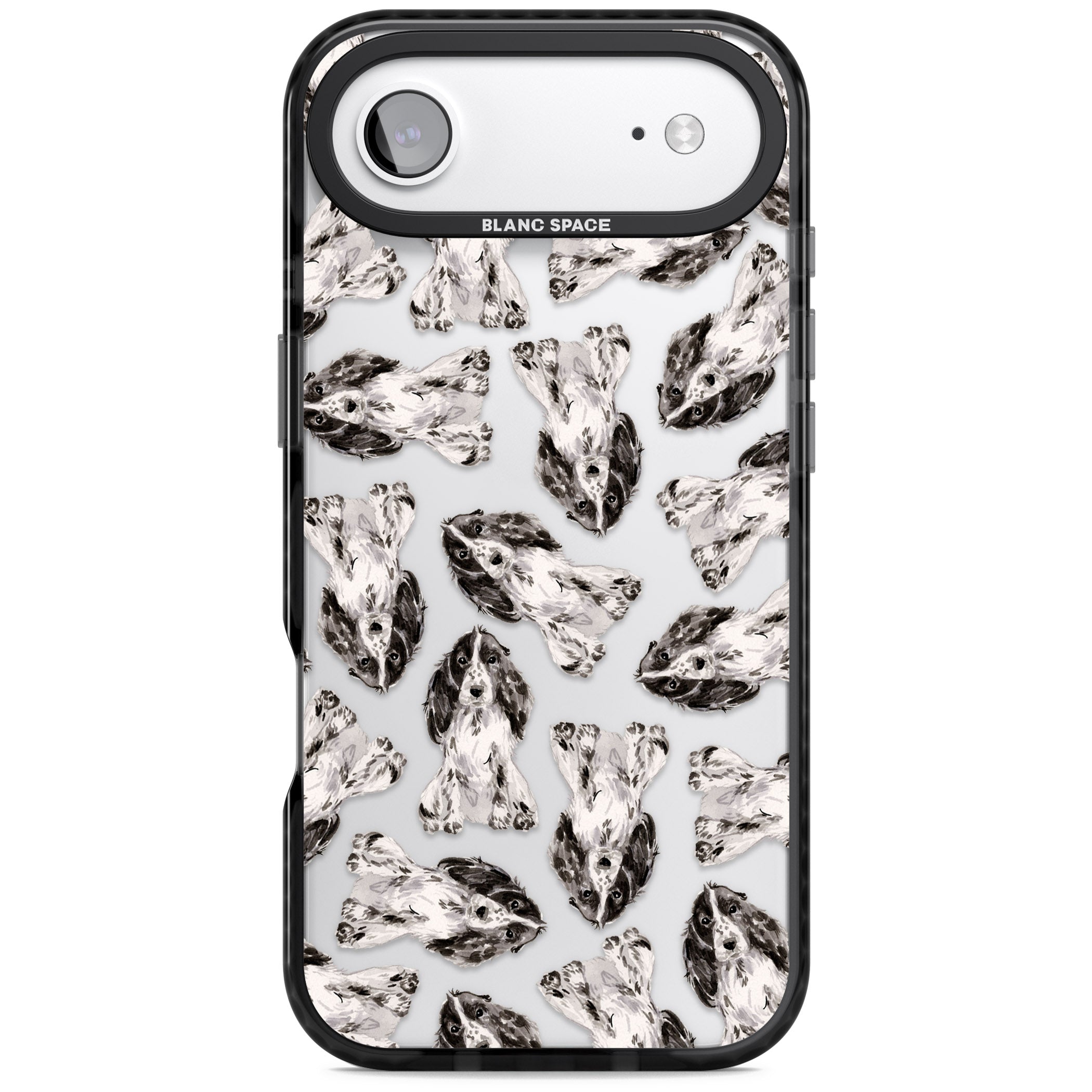 Cocker Spaniel Watercolor Elegance iPhone 17 Air Impact Black Phone Case