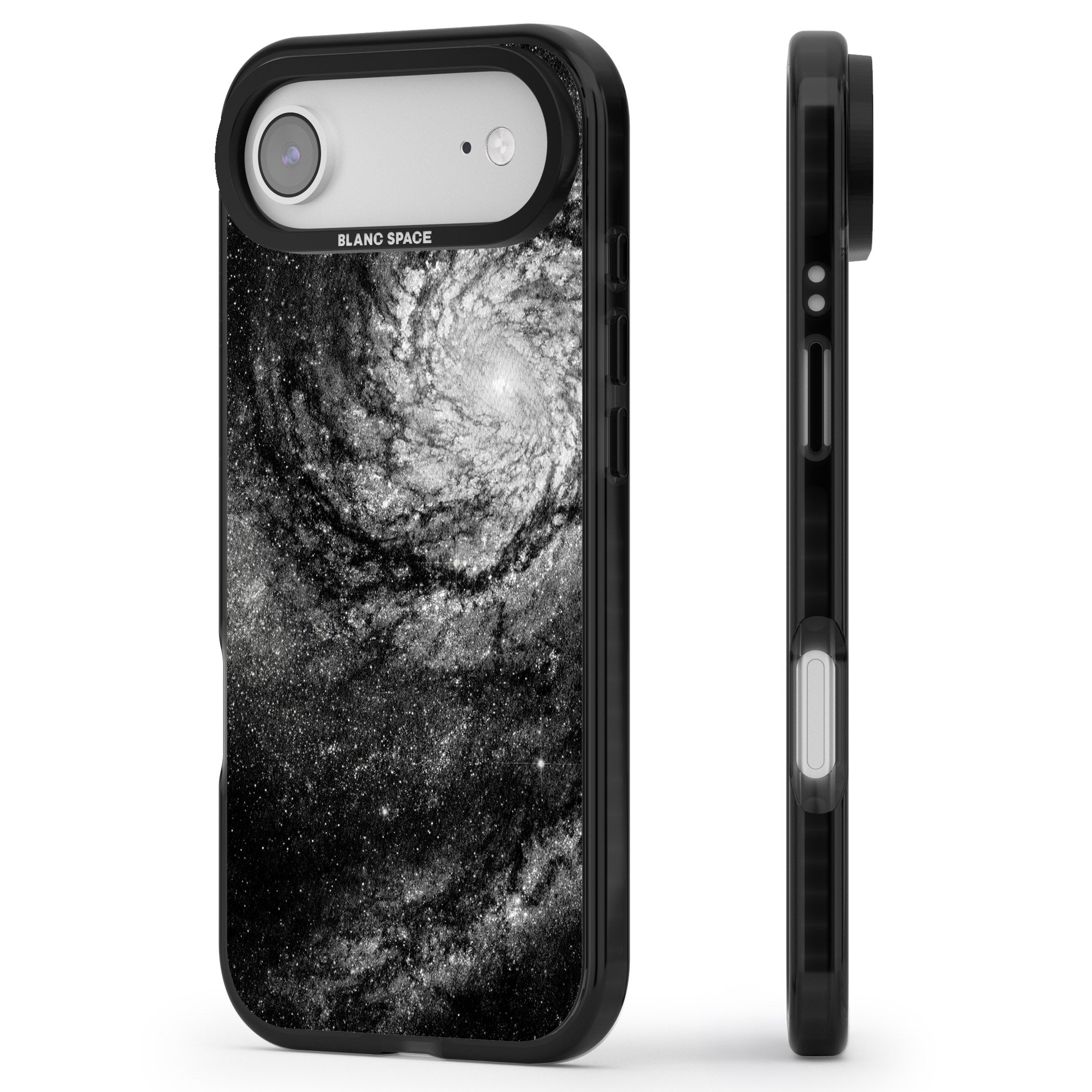 Night Sky Galaxies: Milky Way Galaxy iPhone 17 Air Impact Black Phone Case Side Profile