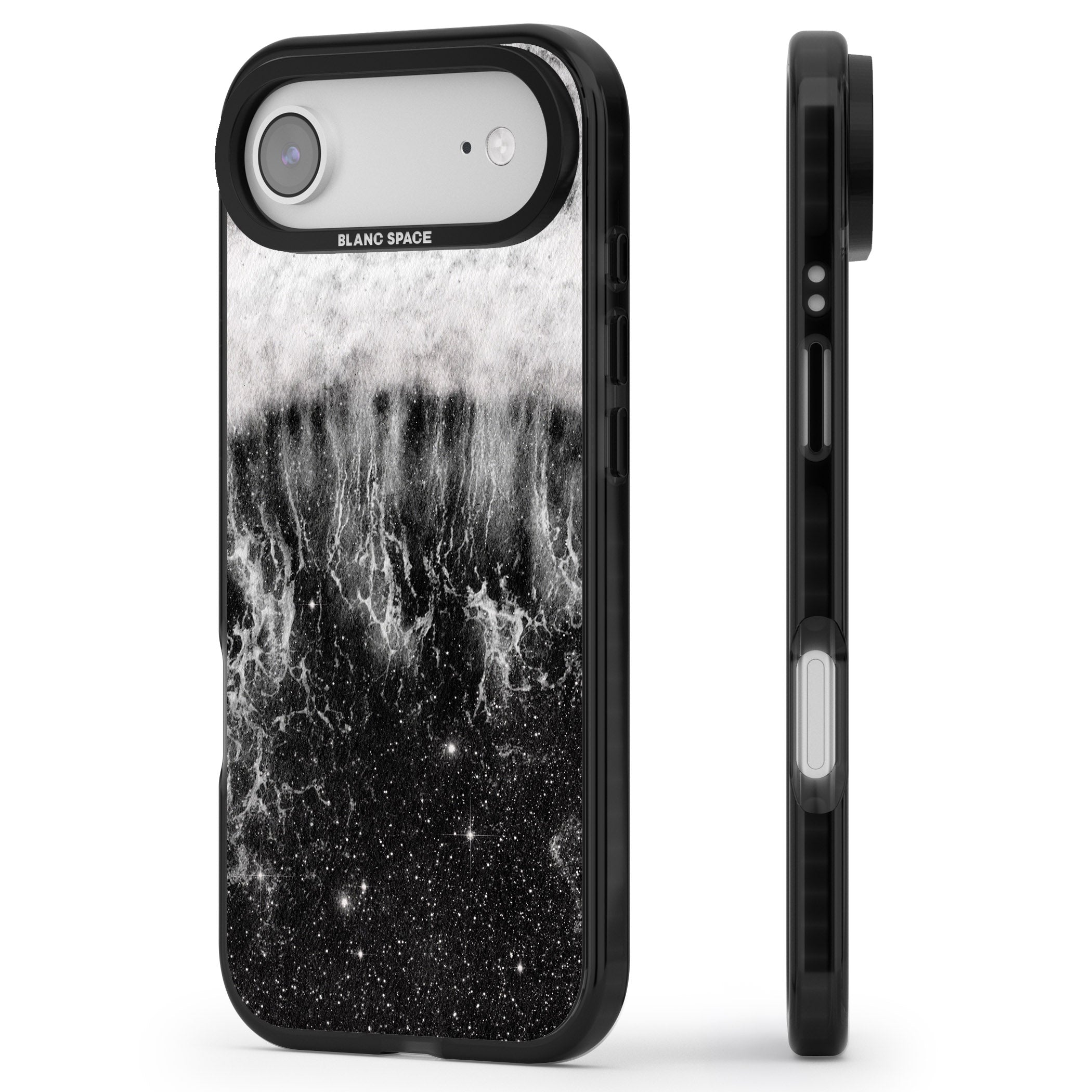 Deep Wave iPhone 17 Air Impact Black Phone Case Side Profile