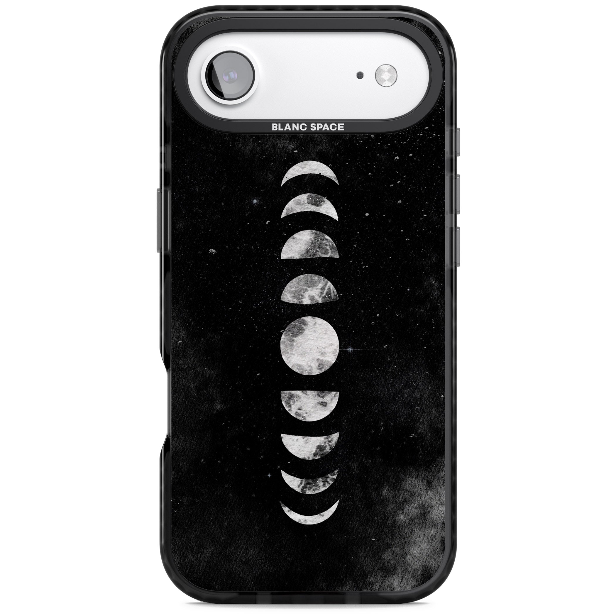 Lunar Phases iPhone 17 Air Impact Black Phone Case