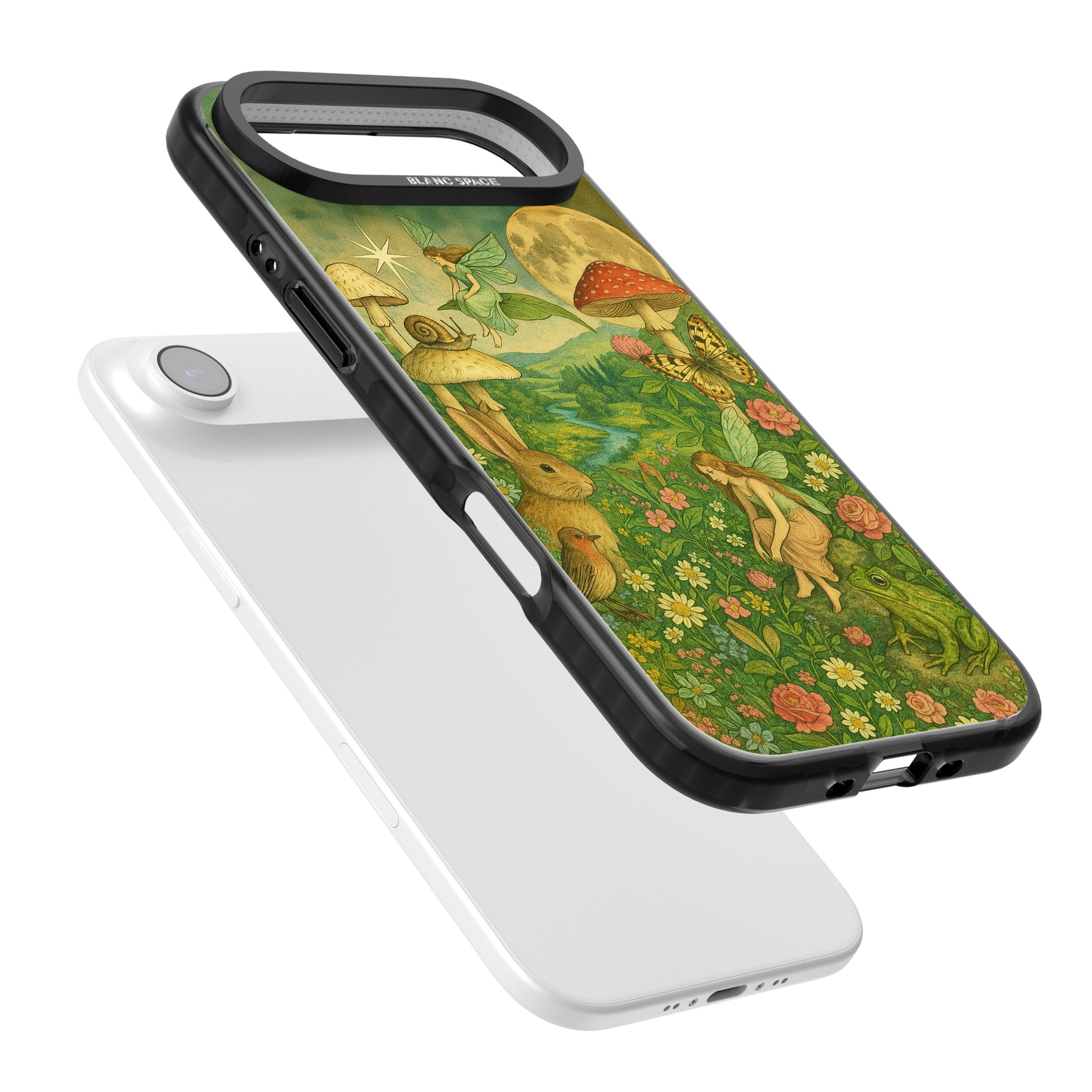 Fairies & Flowers iPhone 17 Air Impact Black Phone Case Colours