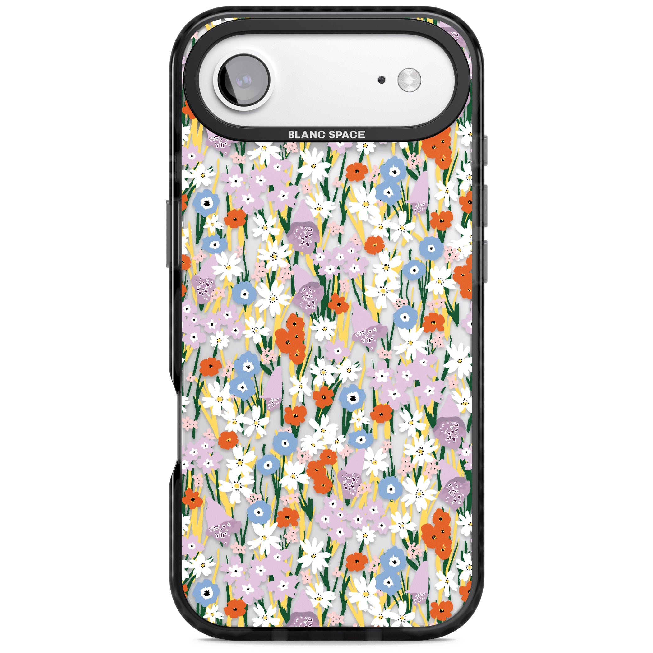 Vibrant Floral Garden iPhone 17 Air Impact Black Phone Case
