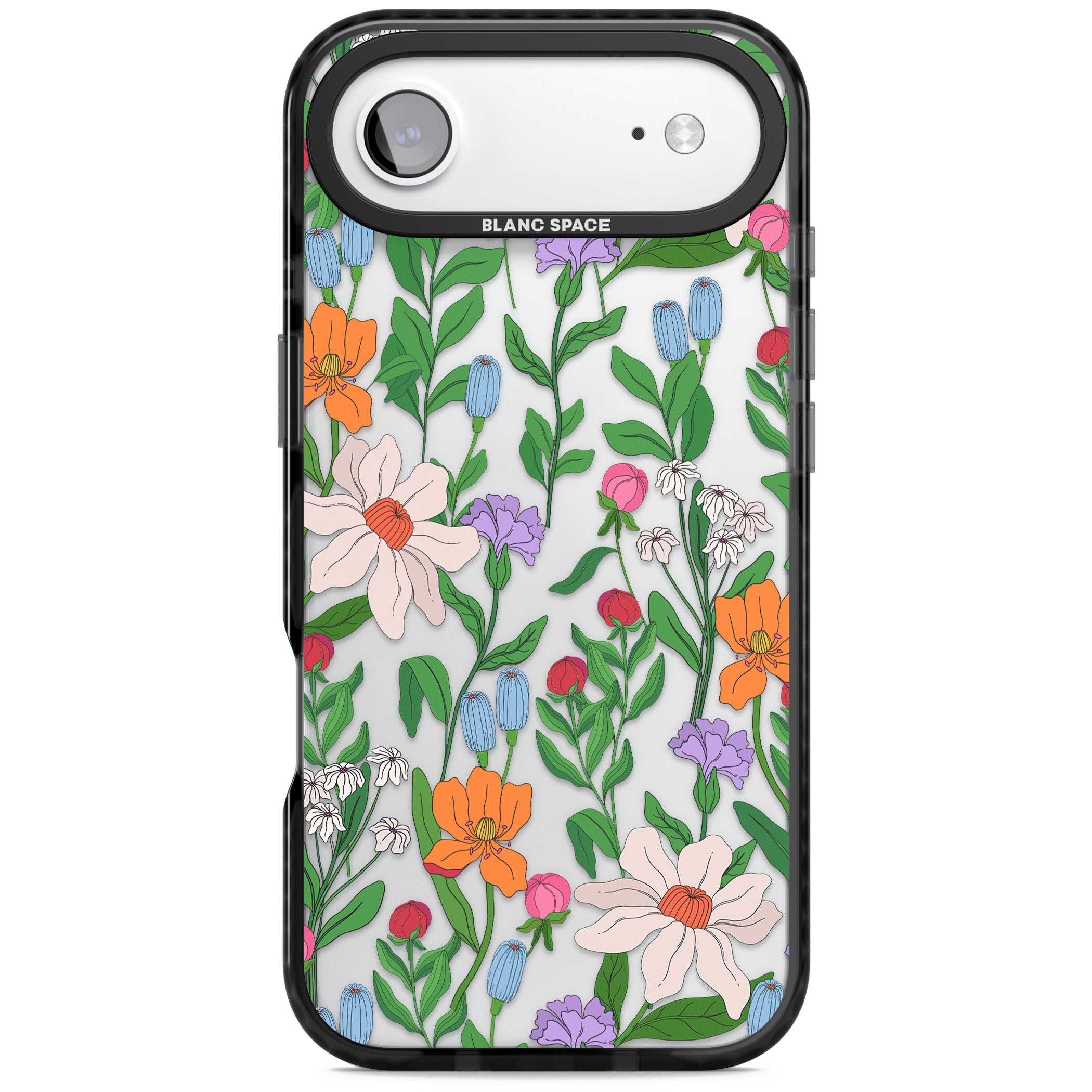 Full Bloom iPhone 17 Air Impact Black Phone Case
