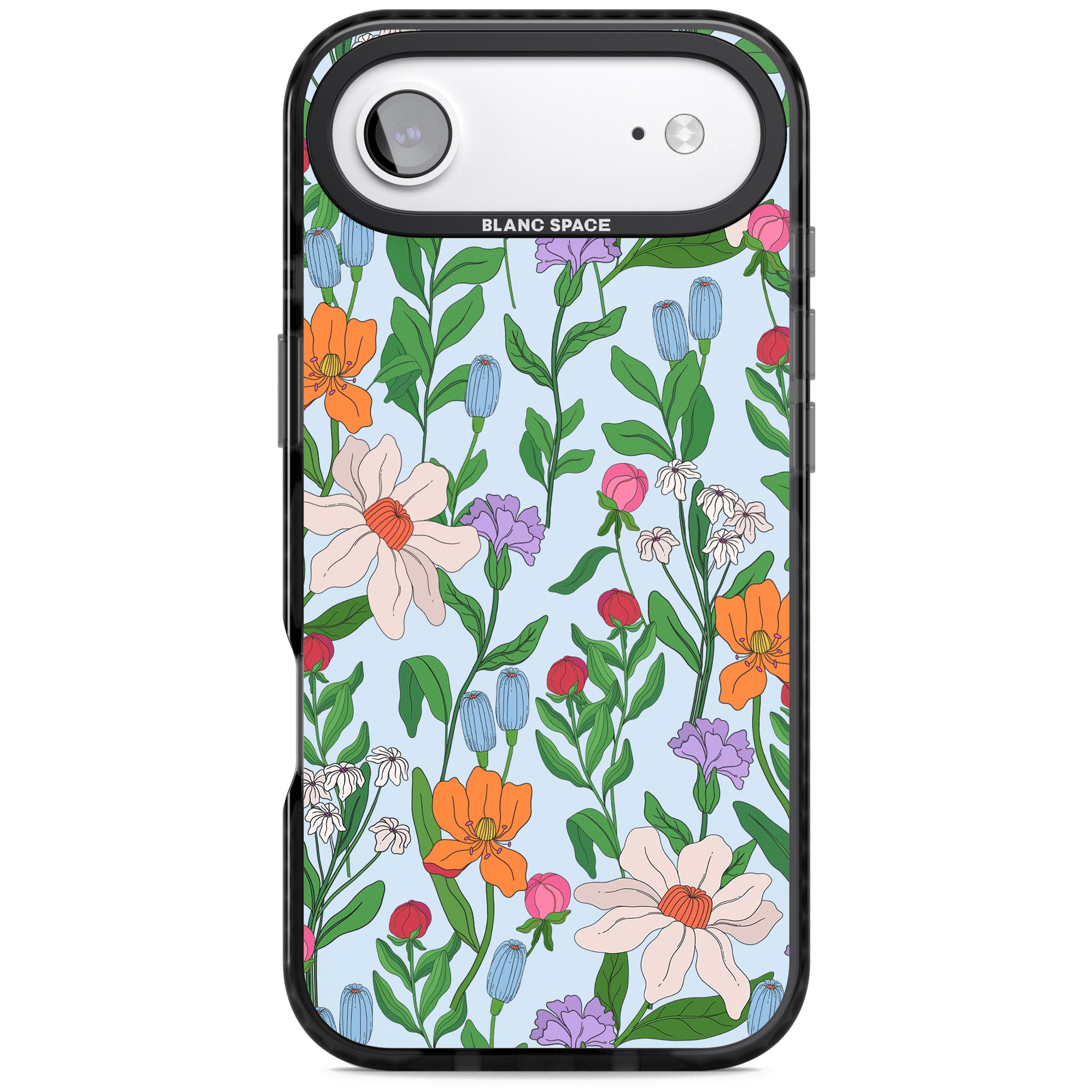 Full Bloom Background iPhone 17 Air Impact Black Phone Case