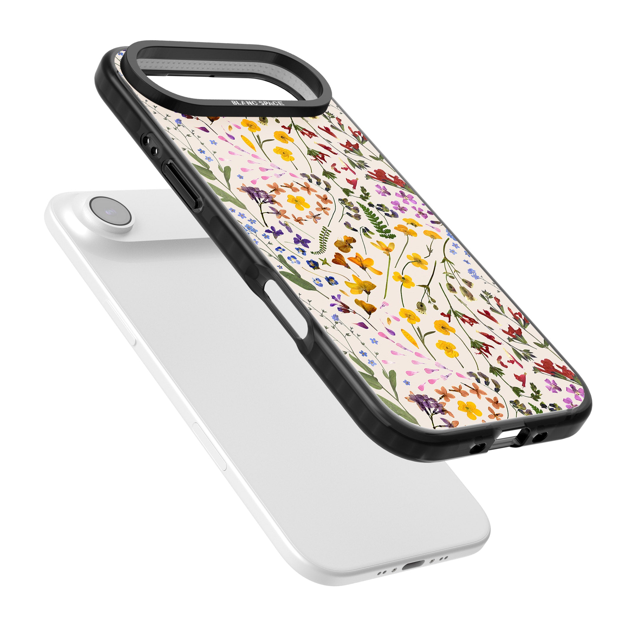 Wildflower Bouquet Cream iPhone 17 Air Impact Black Phone Case Colours