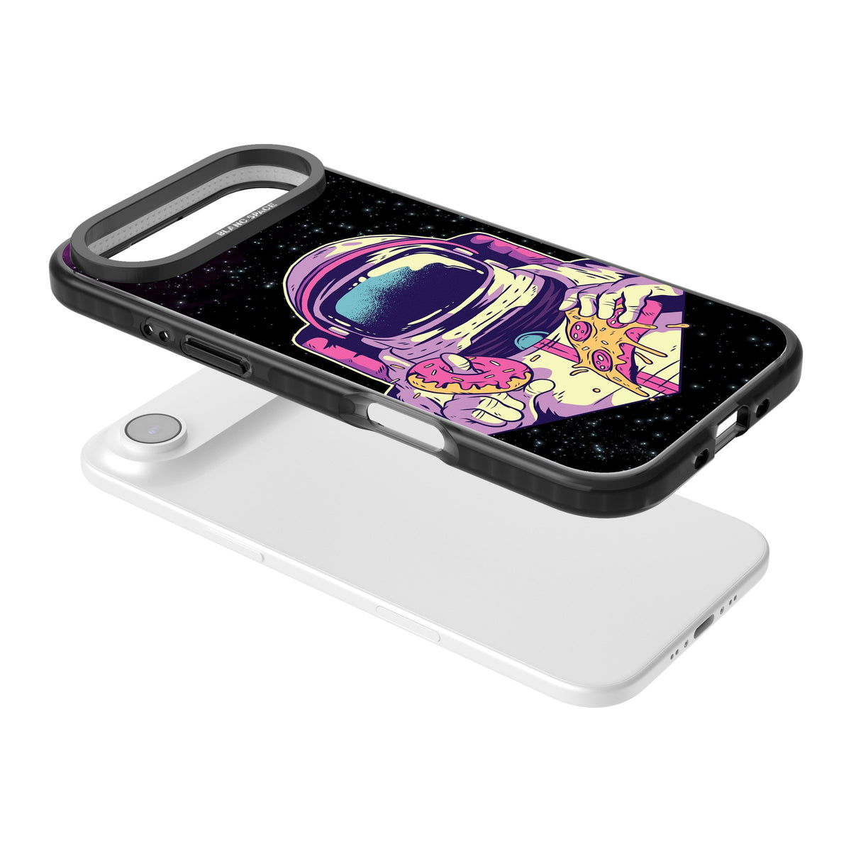 Astro Cheat Meal iPhone Air Impact Black Phone Case angled