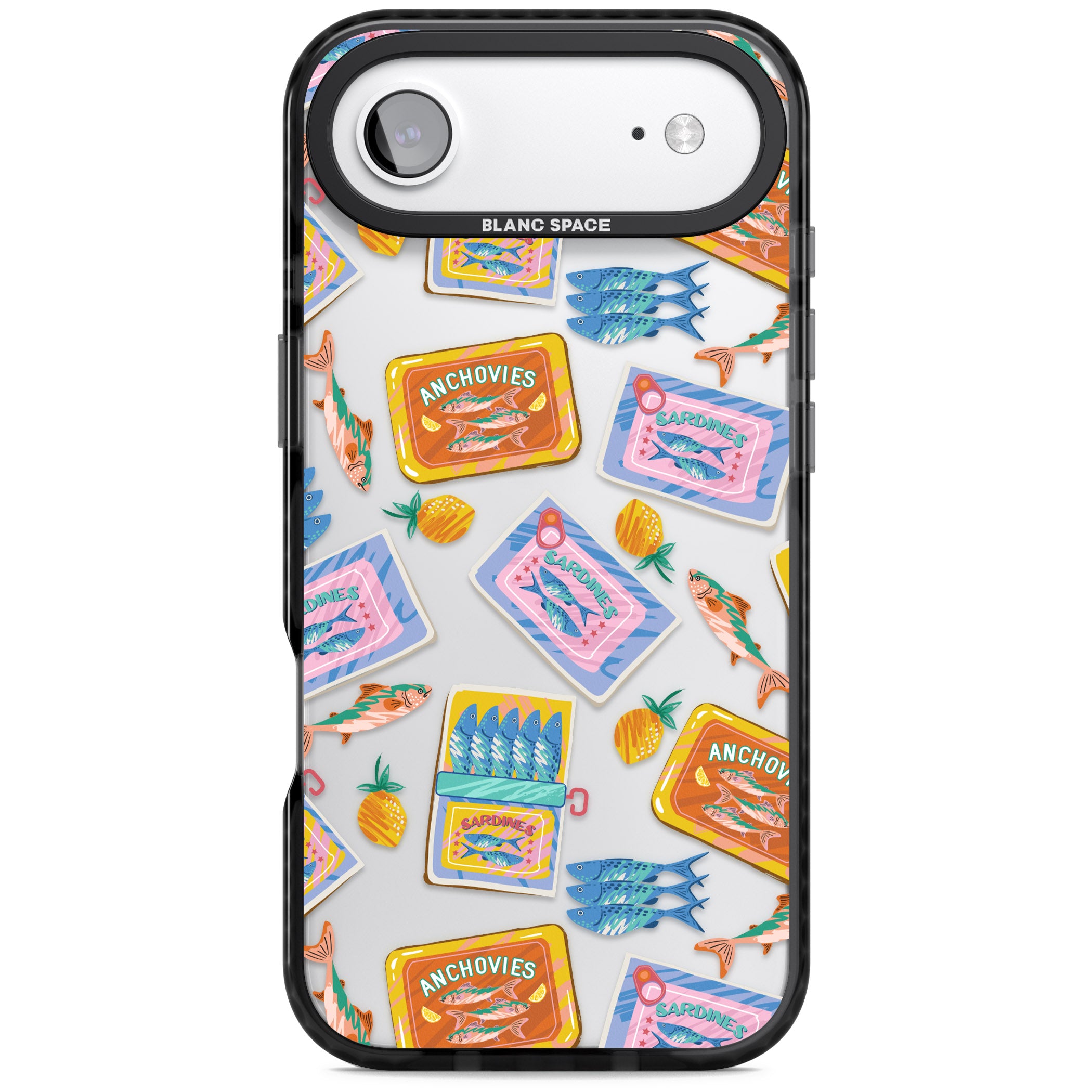 Sardines & Anchovies iPhone 17 Air Impact Black Phone Case