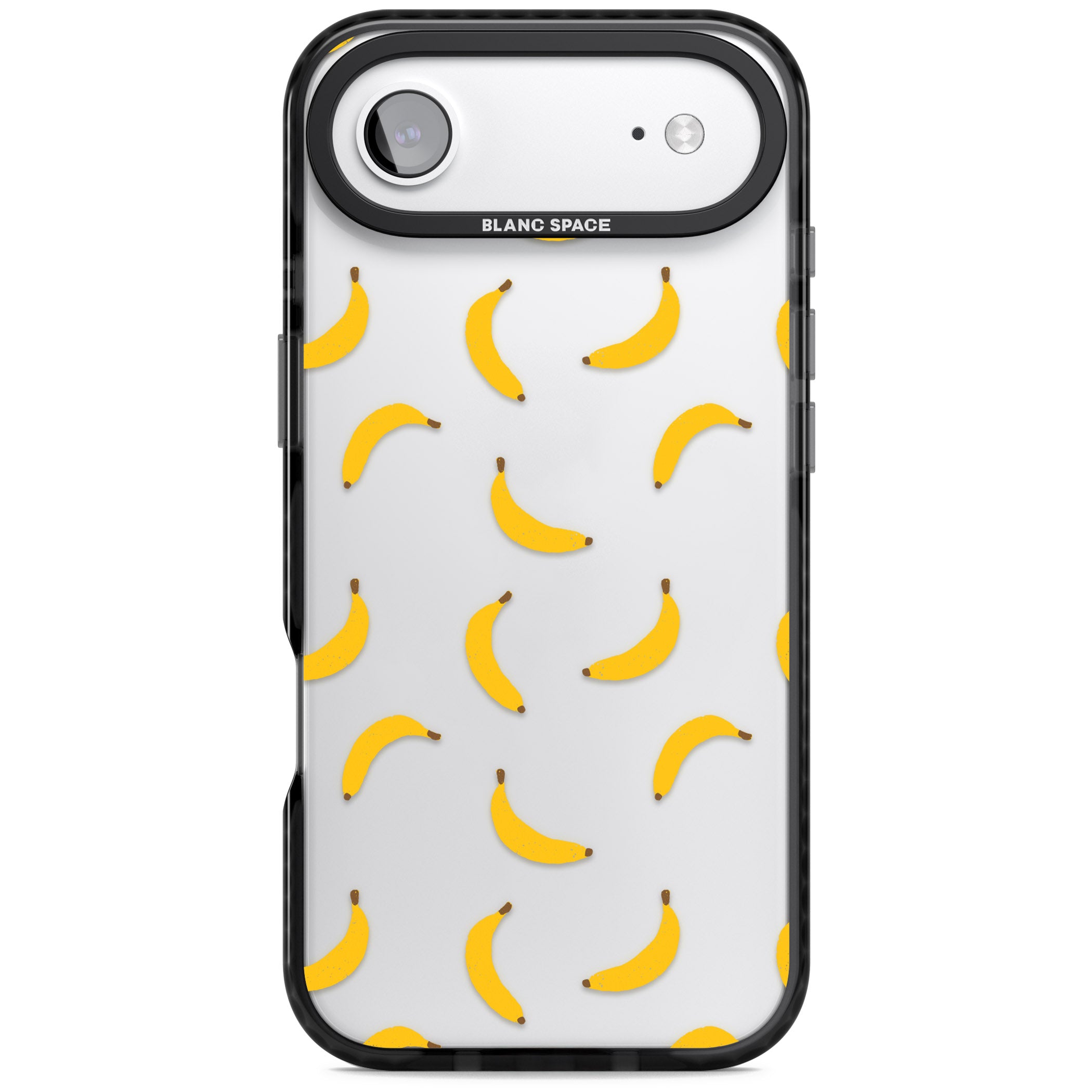 Banana Pattern iPhone 17 Air Impact Black Phone Case