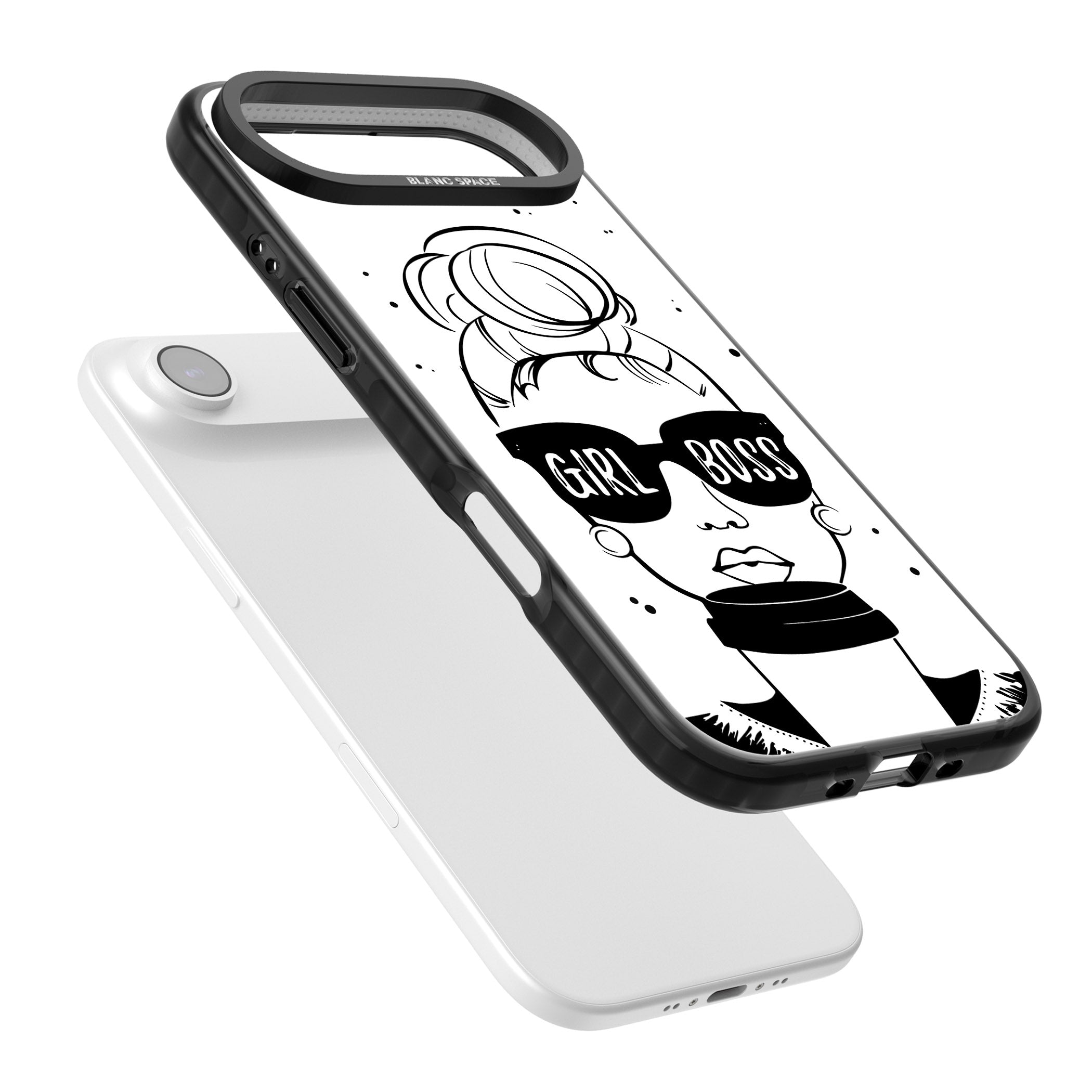 Girl Boss iPhone 17 Air Impact Black Phone Case Colours