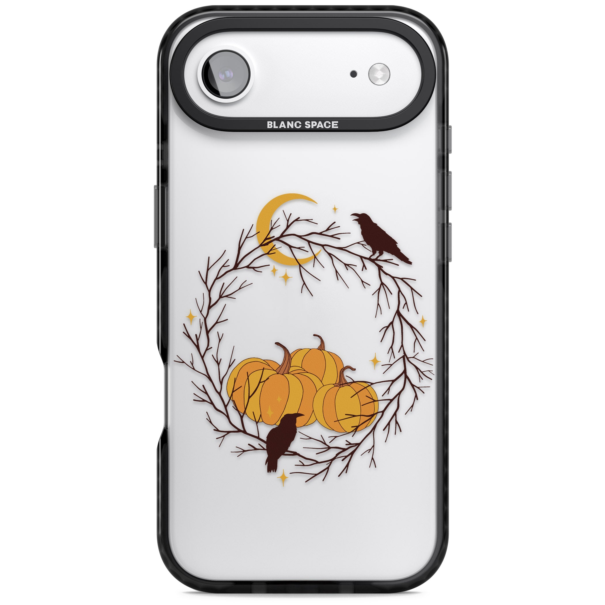 Pumpkin Patch iPhone 17 Air Impact Black Phone Case