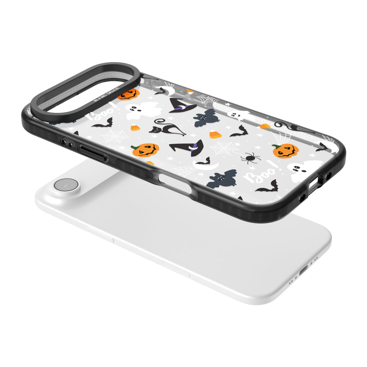 Halloween Mix iPhone Air Impact Black Phone Case angled